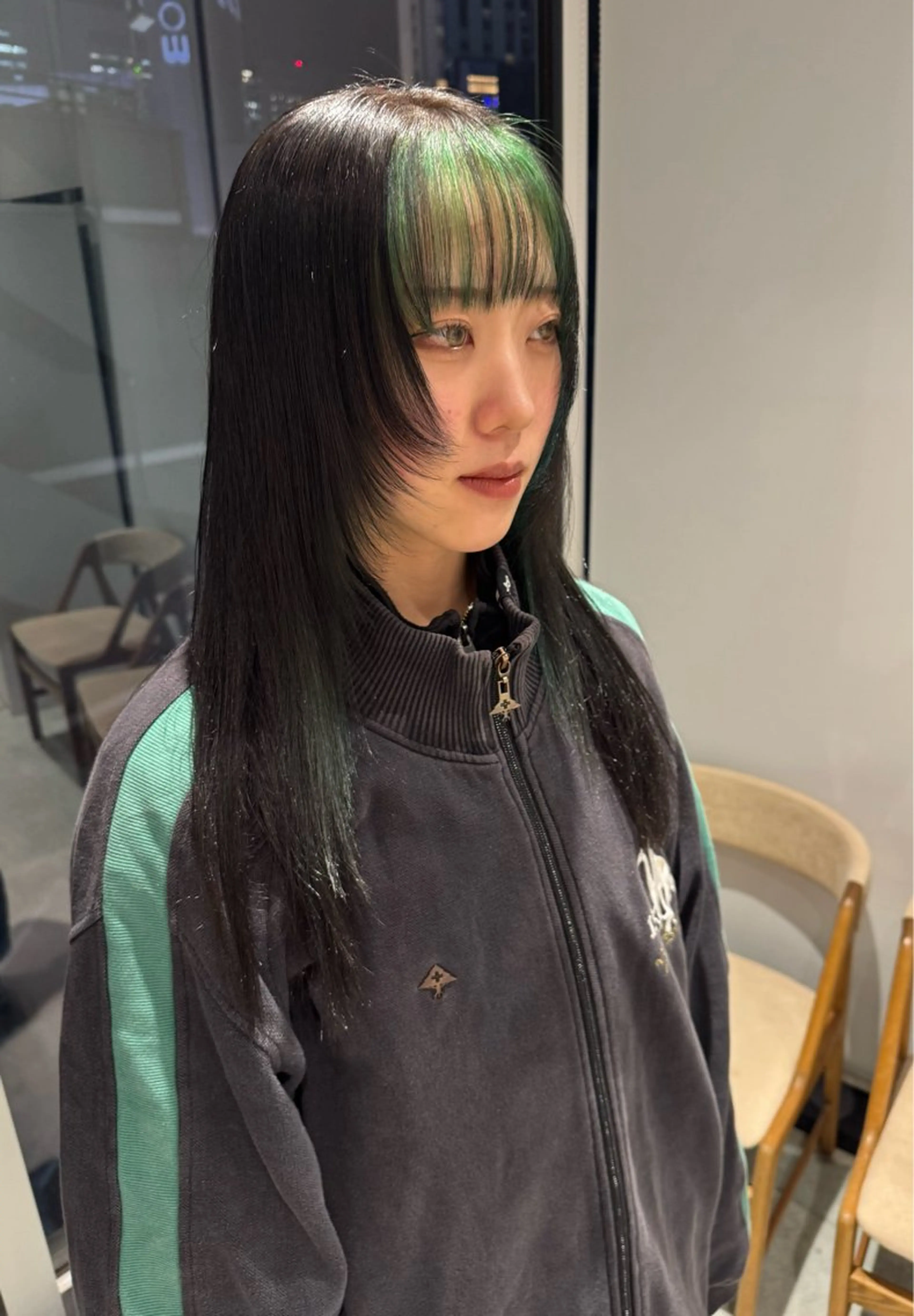 カラー ミストバング  フェイスフレーミング カット ヘアカラー トリートメント 透明感カラー✨艶髪 制作🌱山根あゆみのヘアスタイル