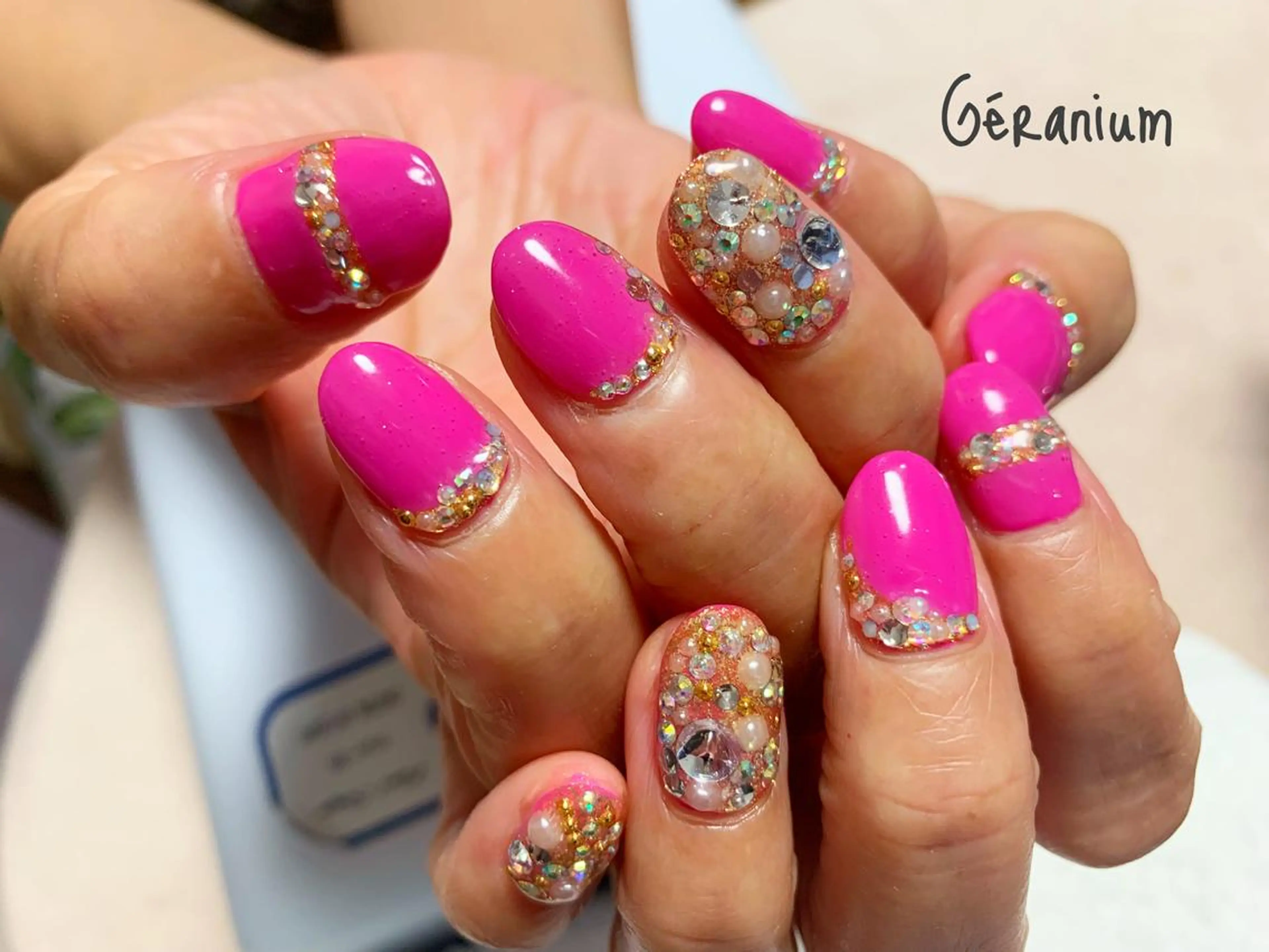 ネイル ハンドネイル GéRanium Harukaのネイルデザイン