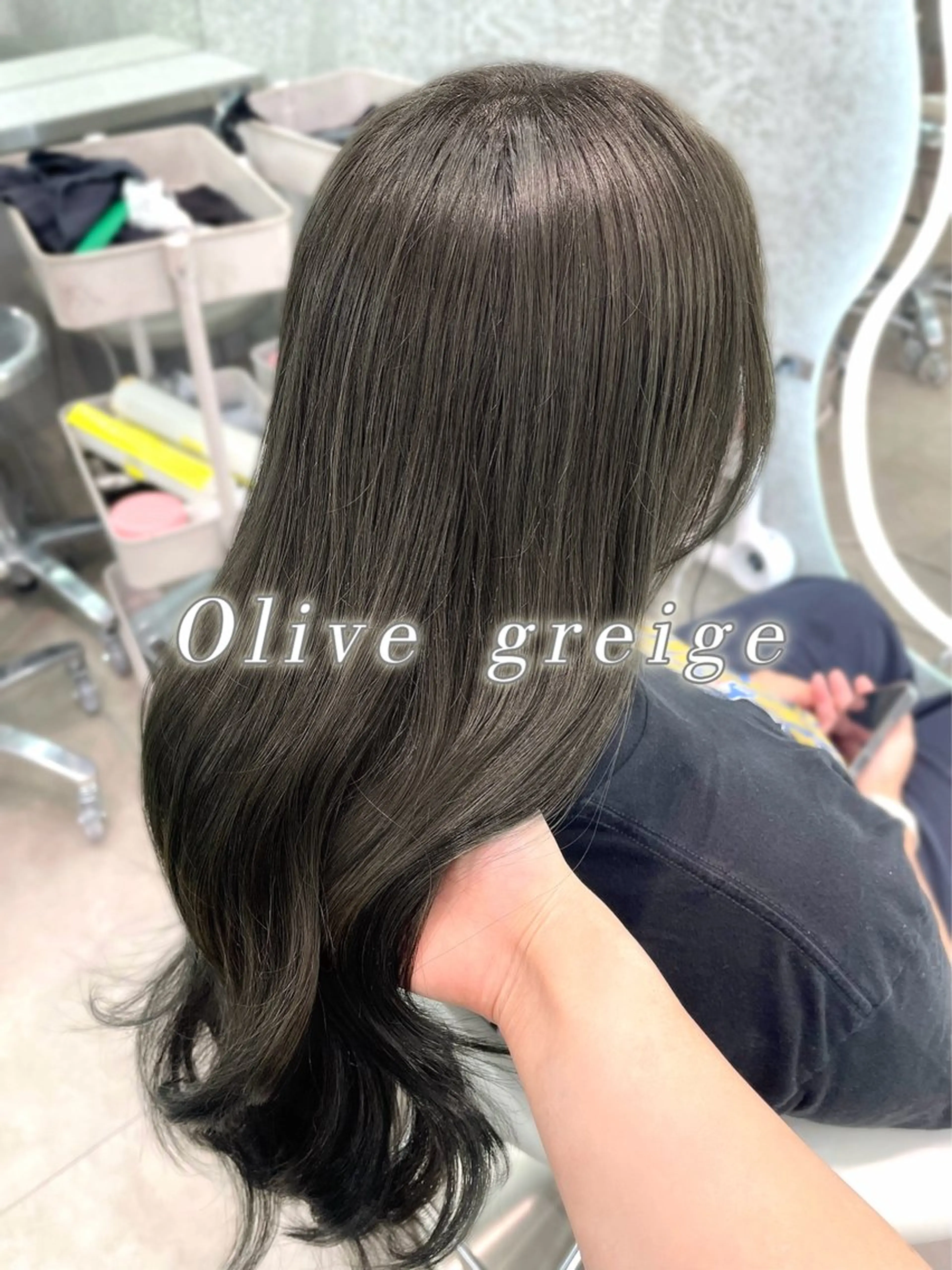 ロング 大宮🤍縮毛矯正 レイヤー🪽なるのヘアスタイル