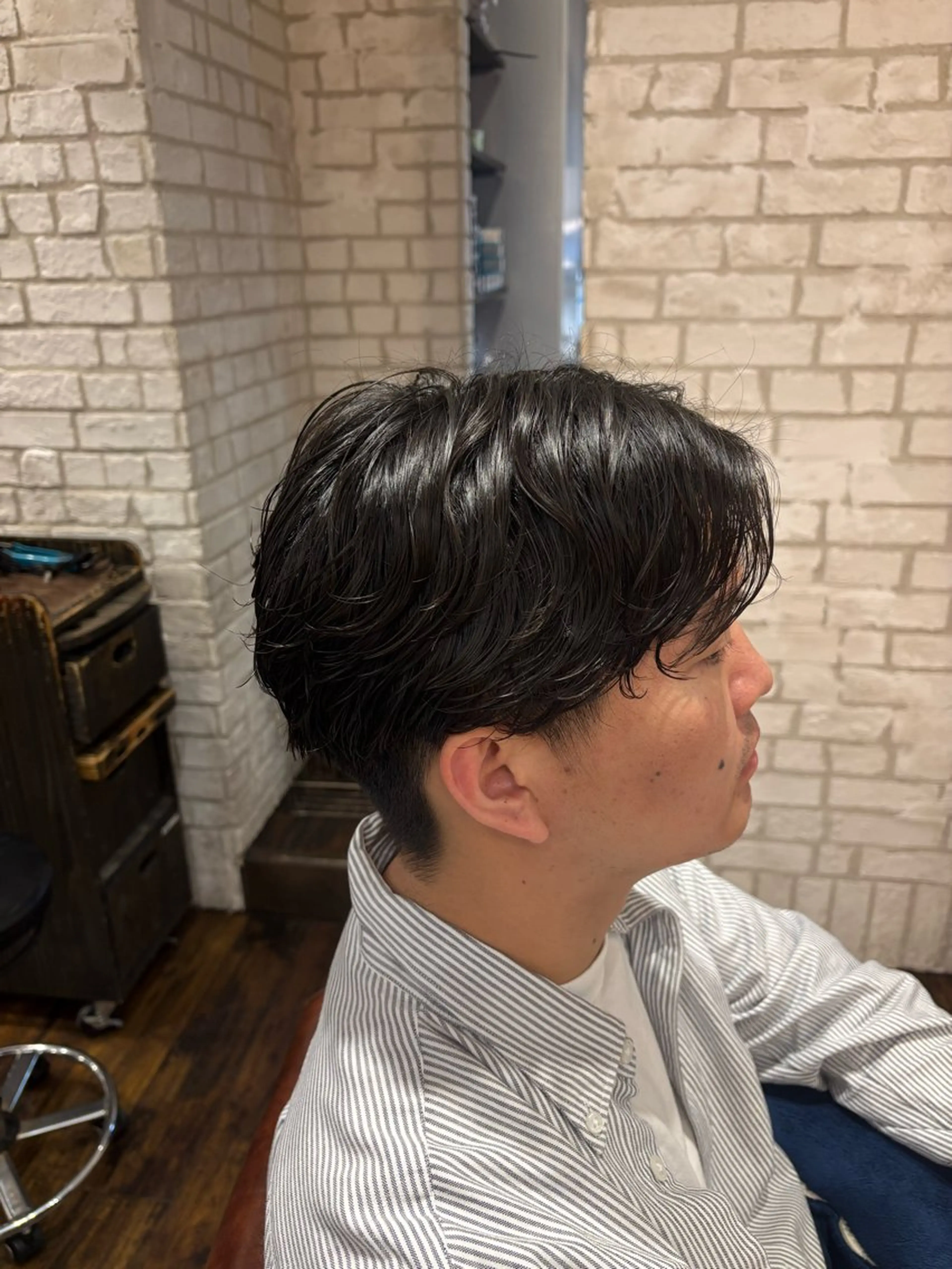 パーマ メンズ noa 似合わせ︰ 透明感︰韓国風のヘアスタイル