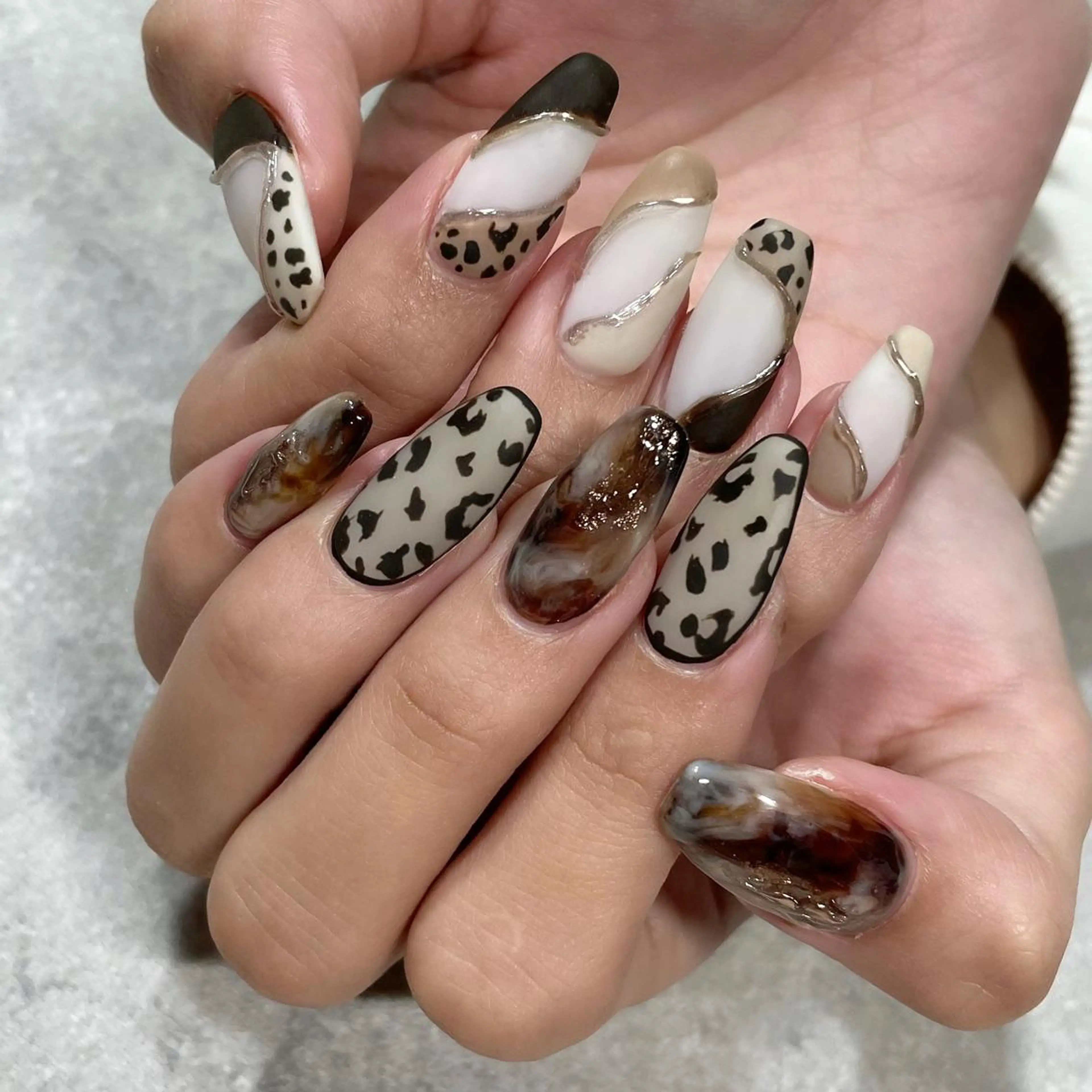 ネイル ジェルネイル 東 千夏のネイルデザイン