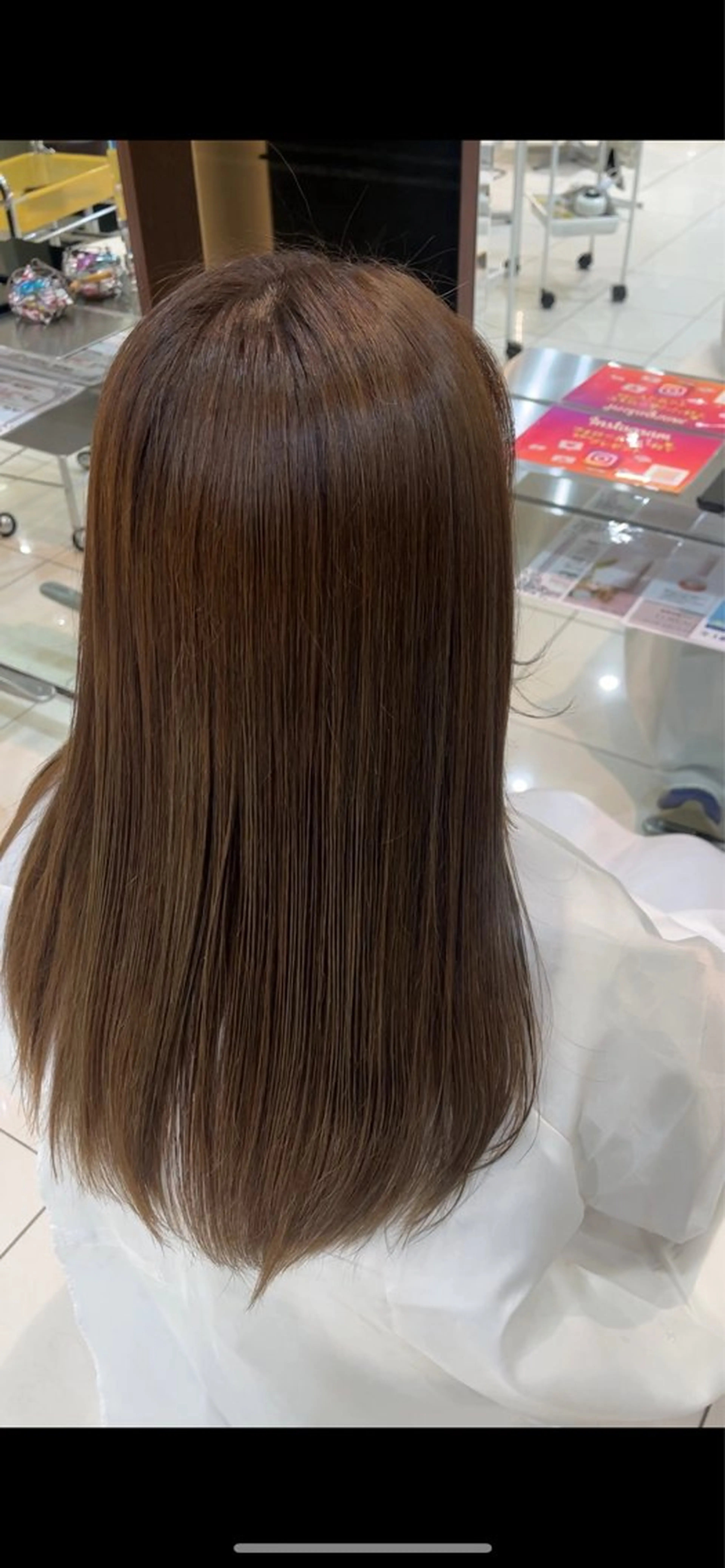 ロング カラー ヘアカラー 石渡 瑠菜のヘアスタイル