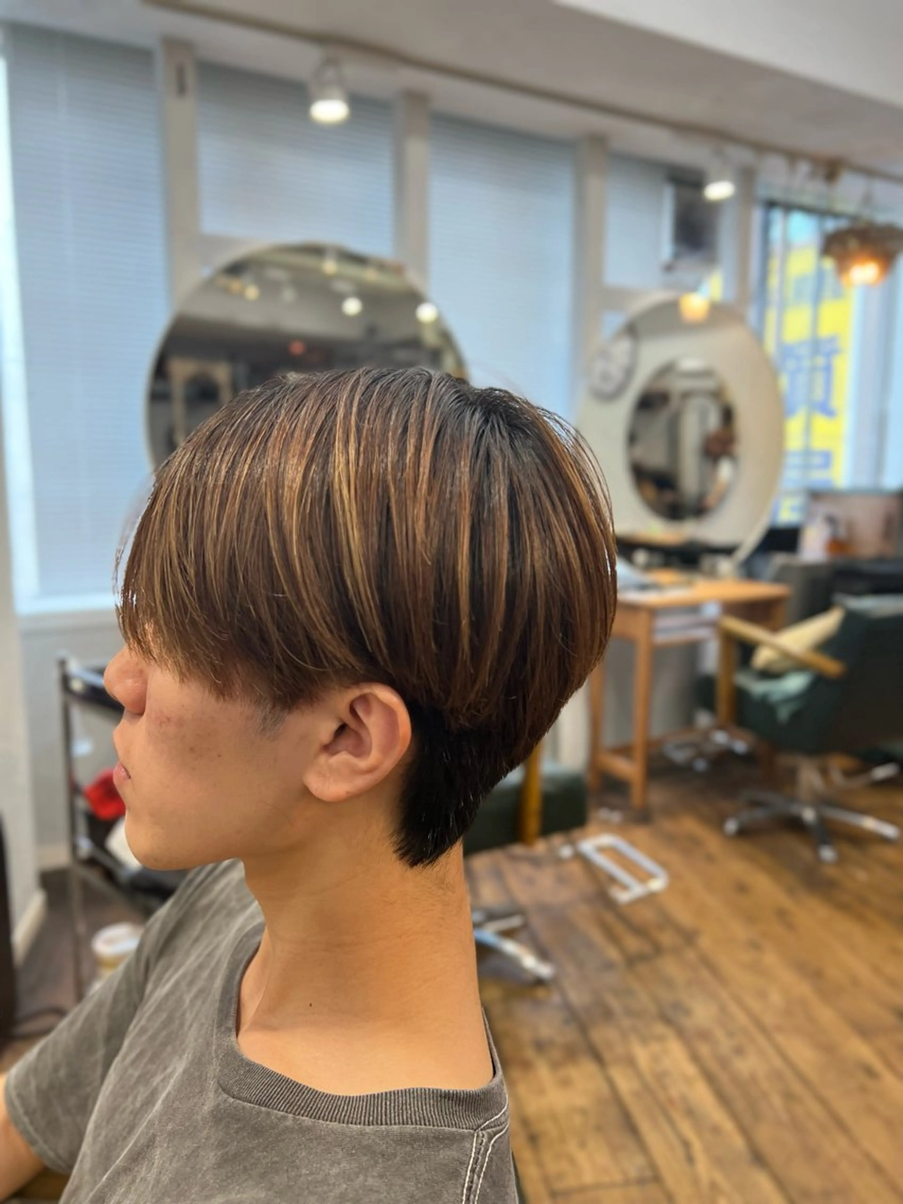 ショート メンズ 縮毛矯正 髪質改善/縮毛矯正/ 超高濃度水素ケアのヘアスタイル