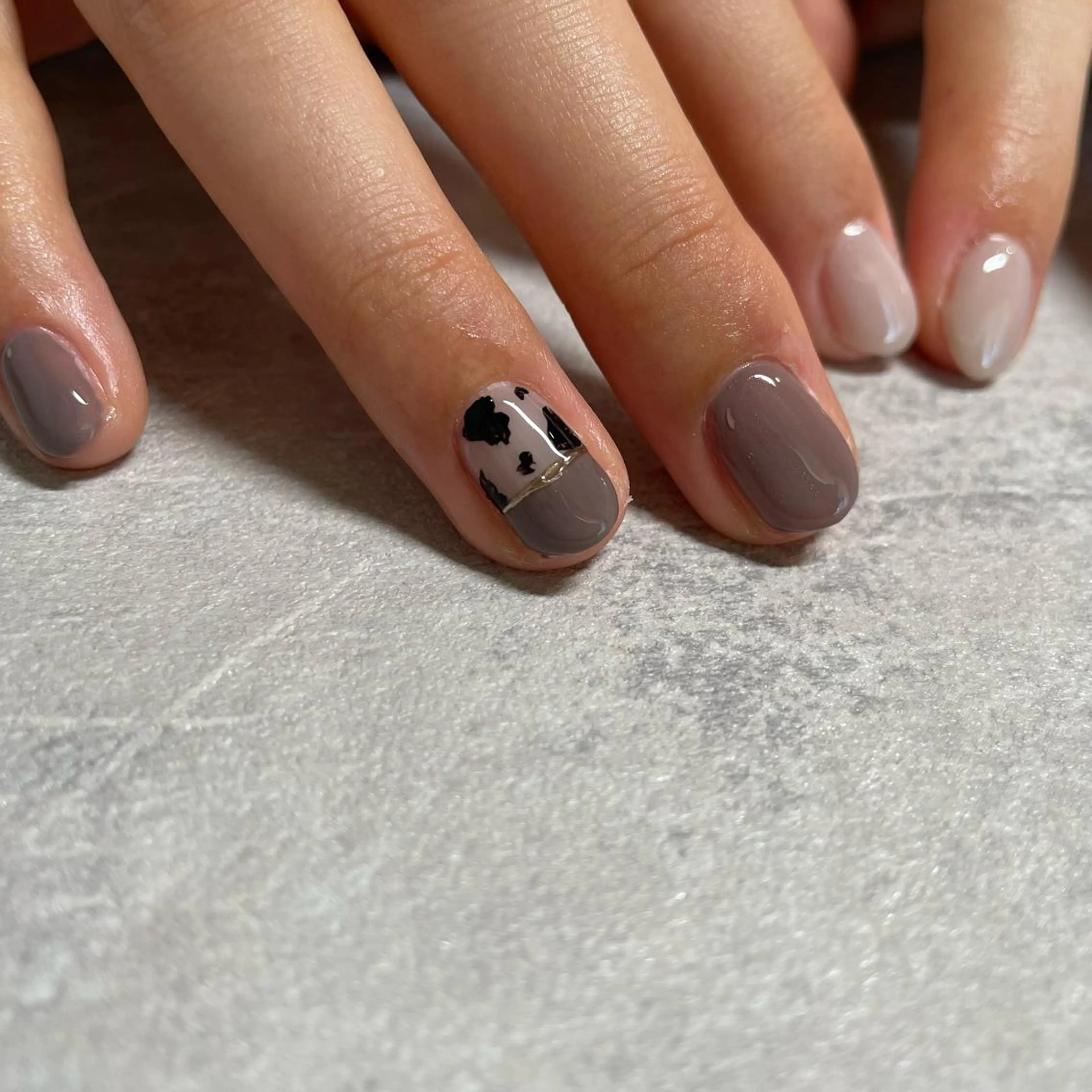ネイル アニマル柄 ハンドネイル ilo所属・舟橋 恭子のネイルデザイン