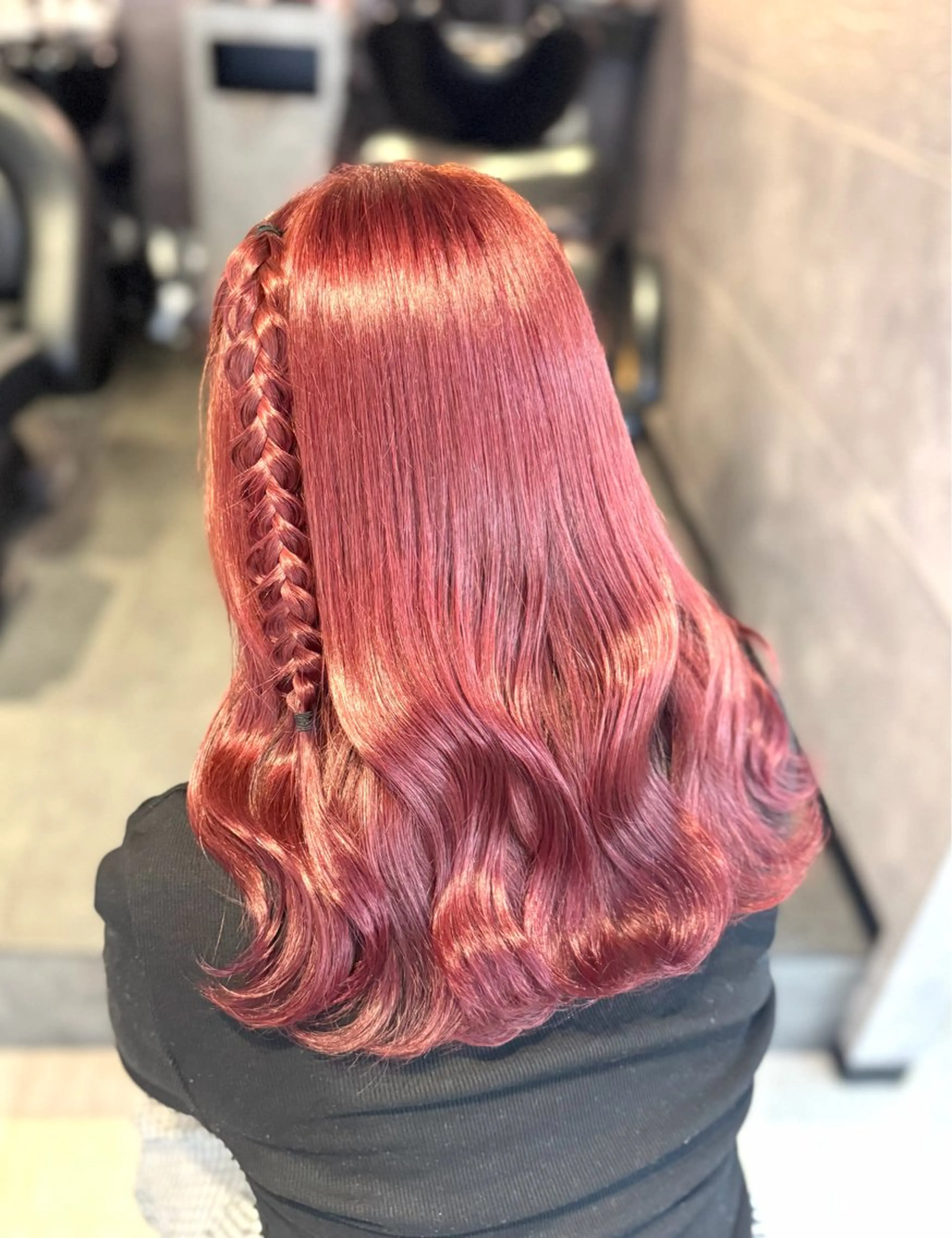 セミロング カラー ヘアカラー トリートメント 🩶鈴木茉奈🩶艶髪 /透明感/暖色カラーのヘアスタイル