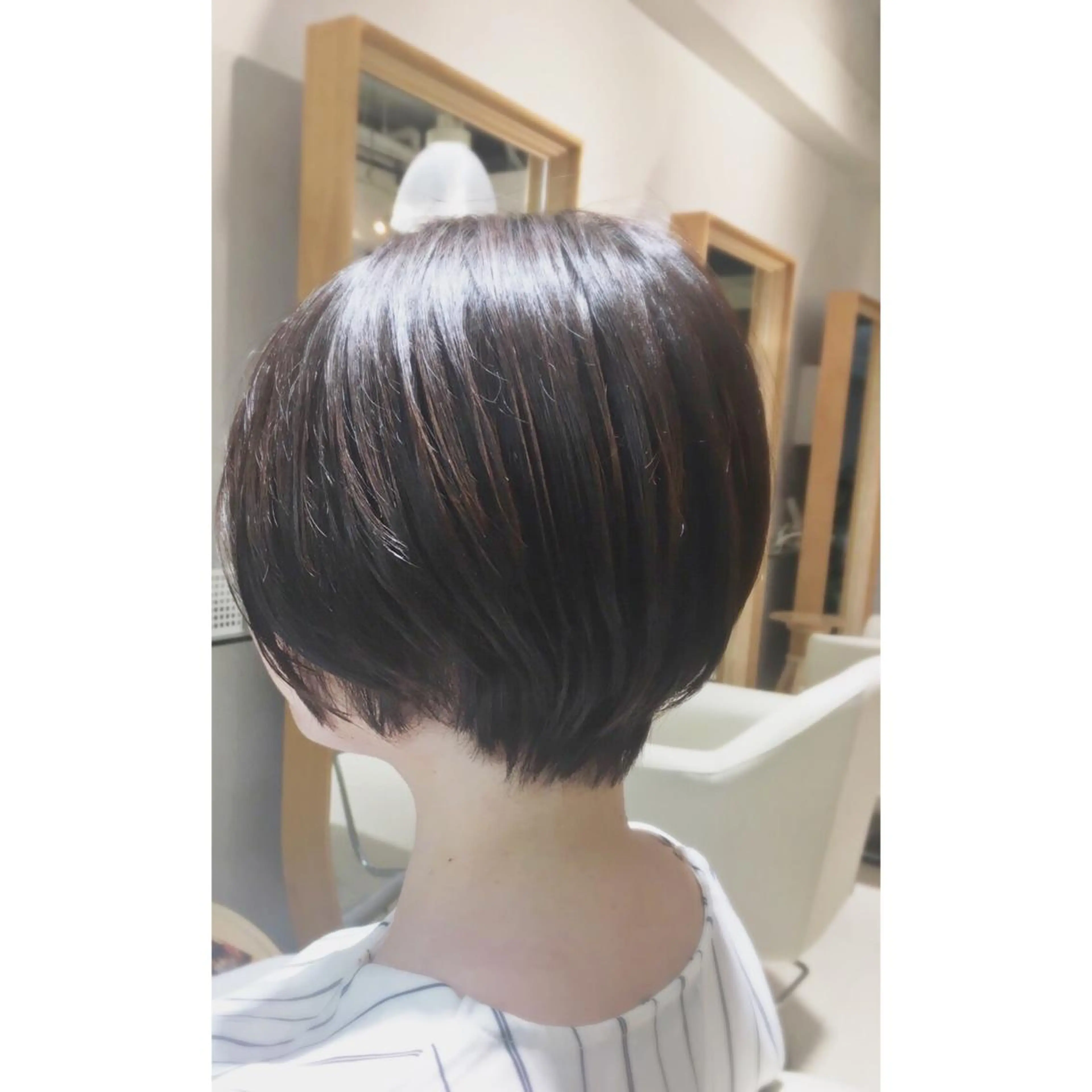 ショート 安永 涼のヘアスタイル