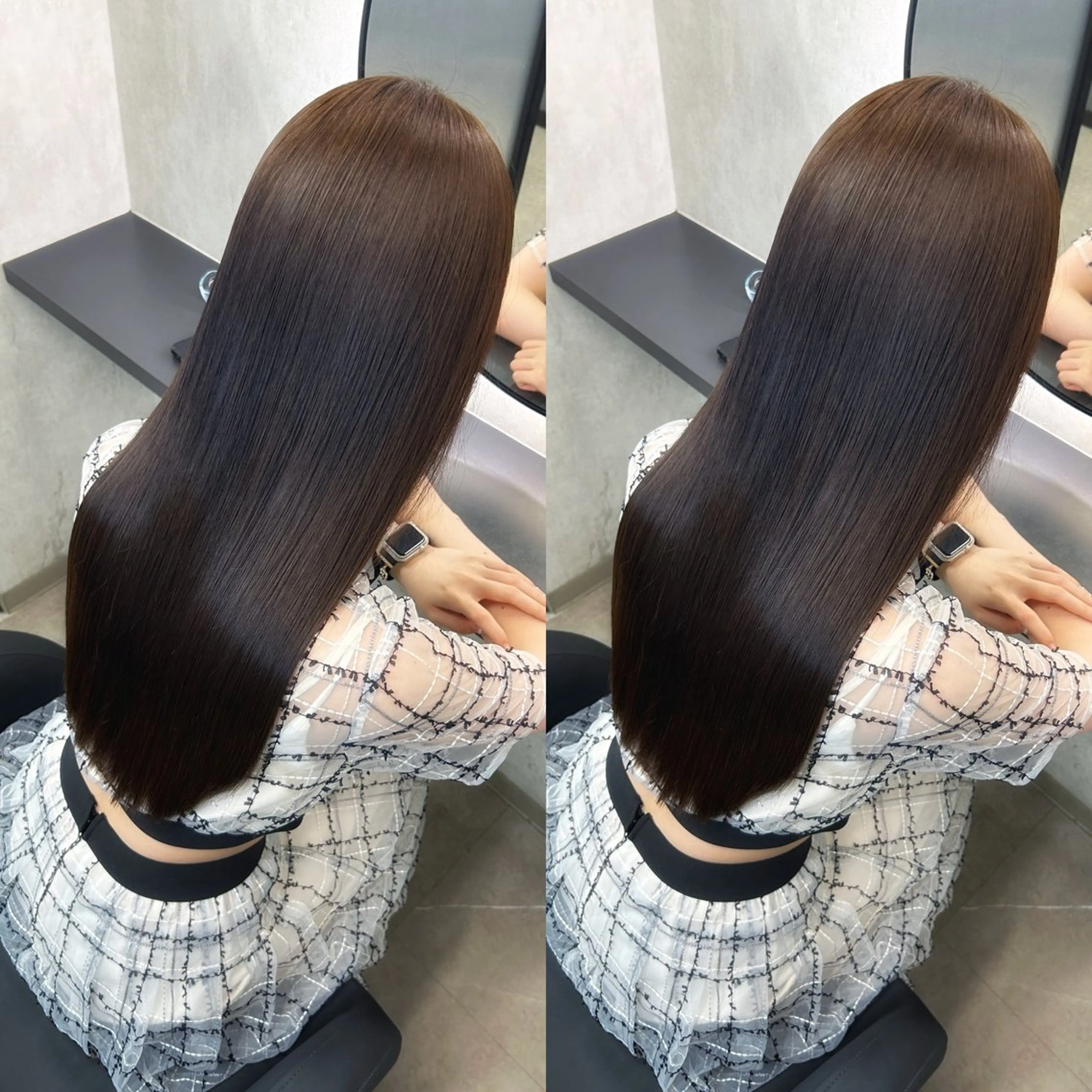 ロング カラー 新宿/髪質改善/ 縮毛矯正/松永ゆいのヘアスタイル