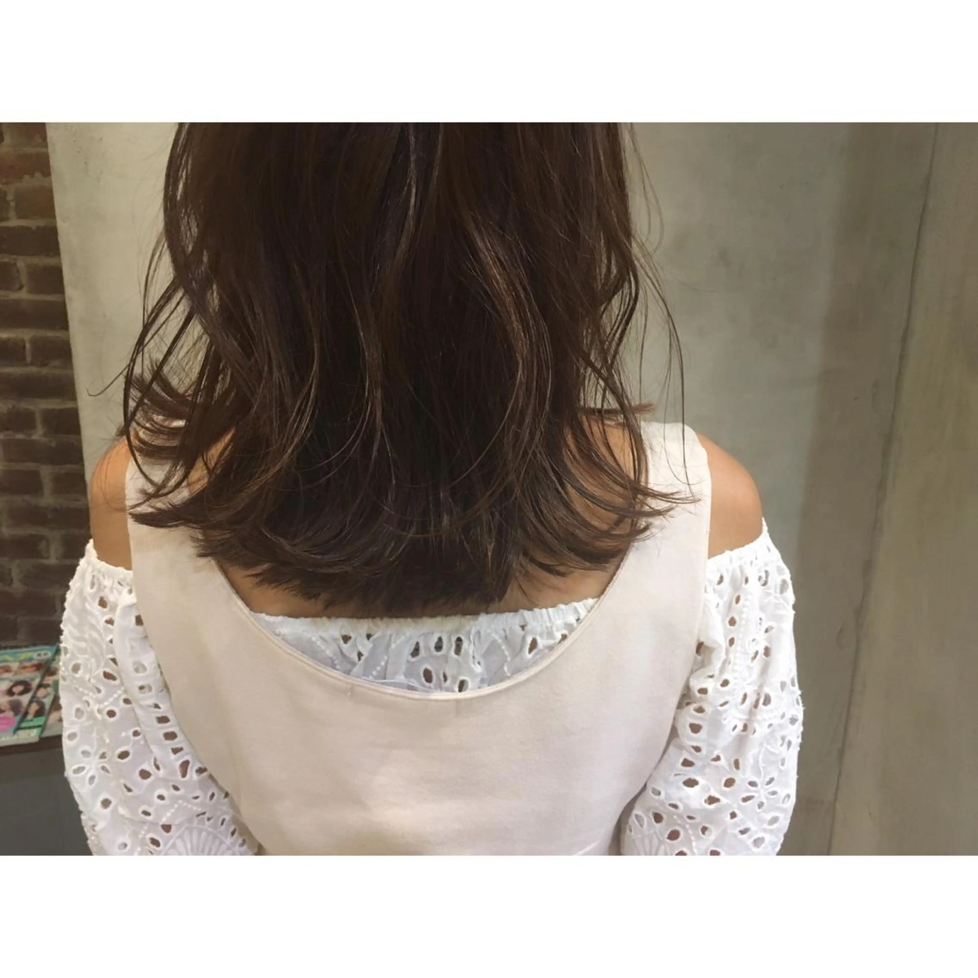 ミディアム カラー ヘアアレンジ 外ハネヘア ツヤ美髪💐 髪質改善/高山愛来のヘアスタイル