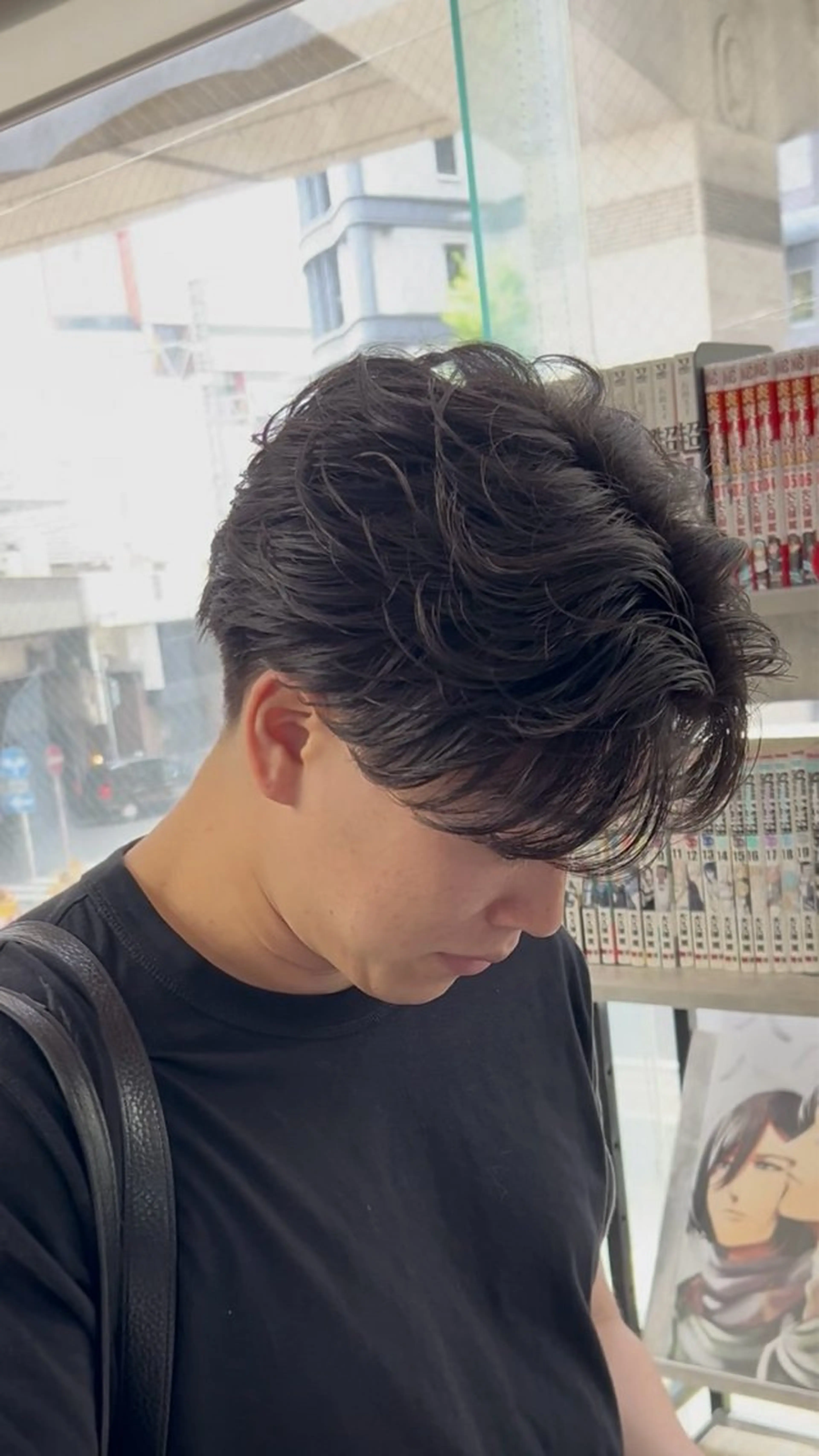 ショート カット パーマ 梅田/パーマ特化/ メンズパーマ/一色翔のヘアスタイル