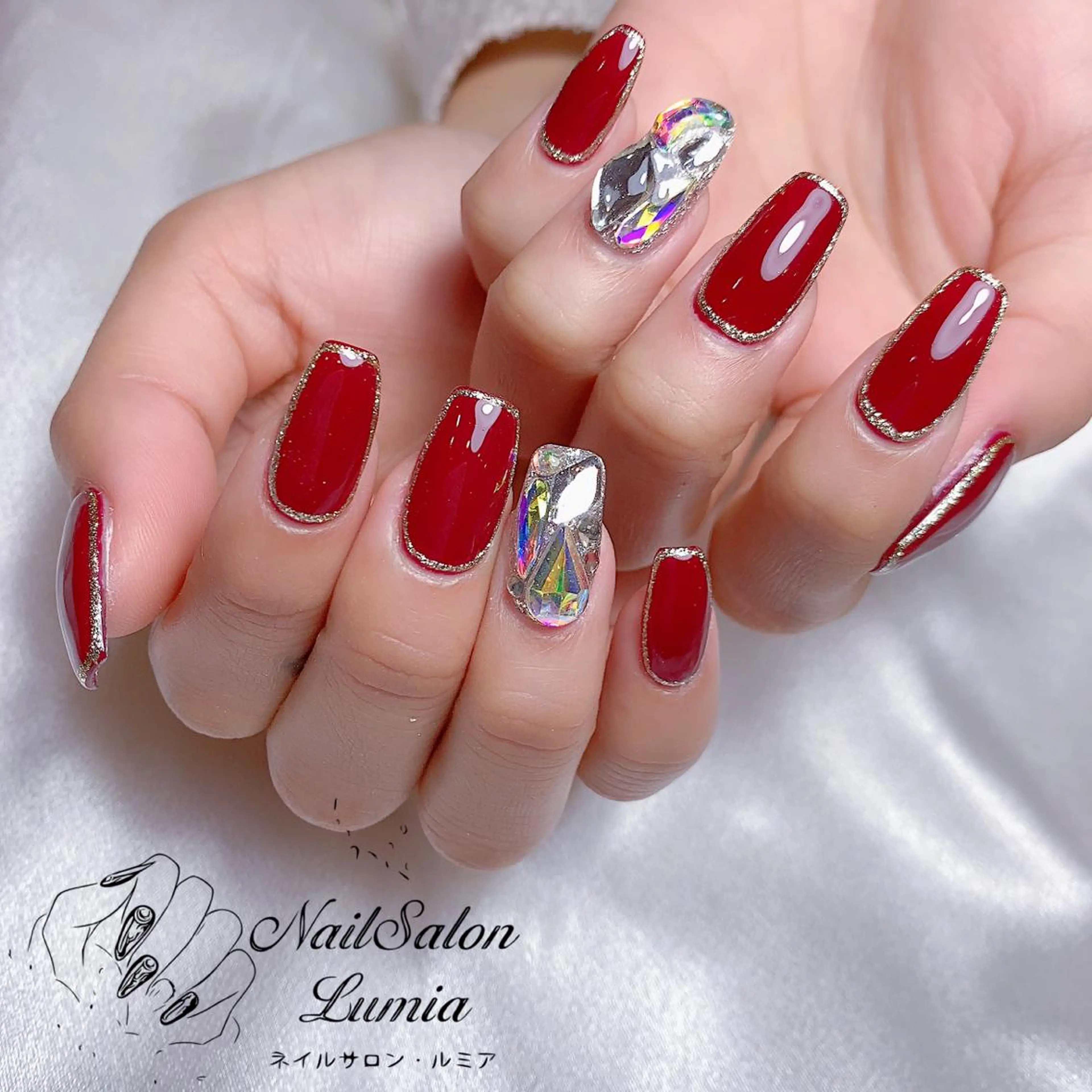 ネイル ハンドネイル ネイルサロン ルミア Lumia 店長のネイルデザイン