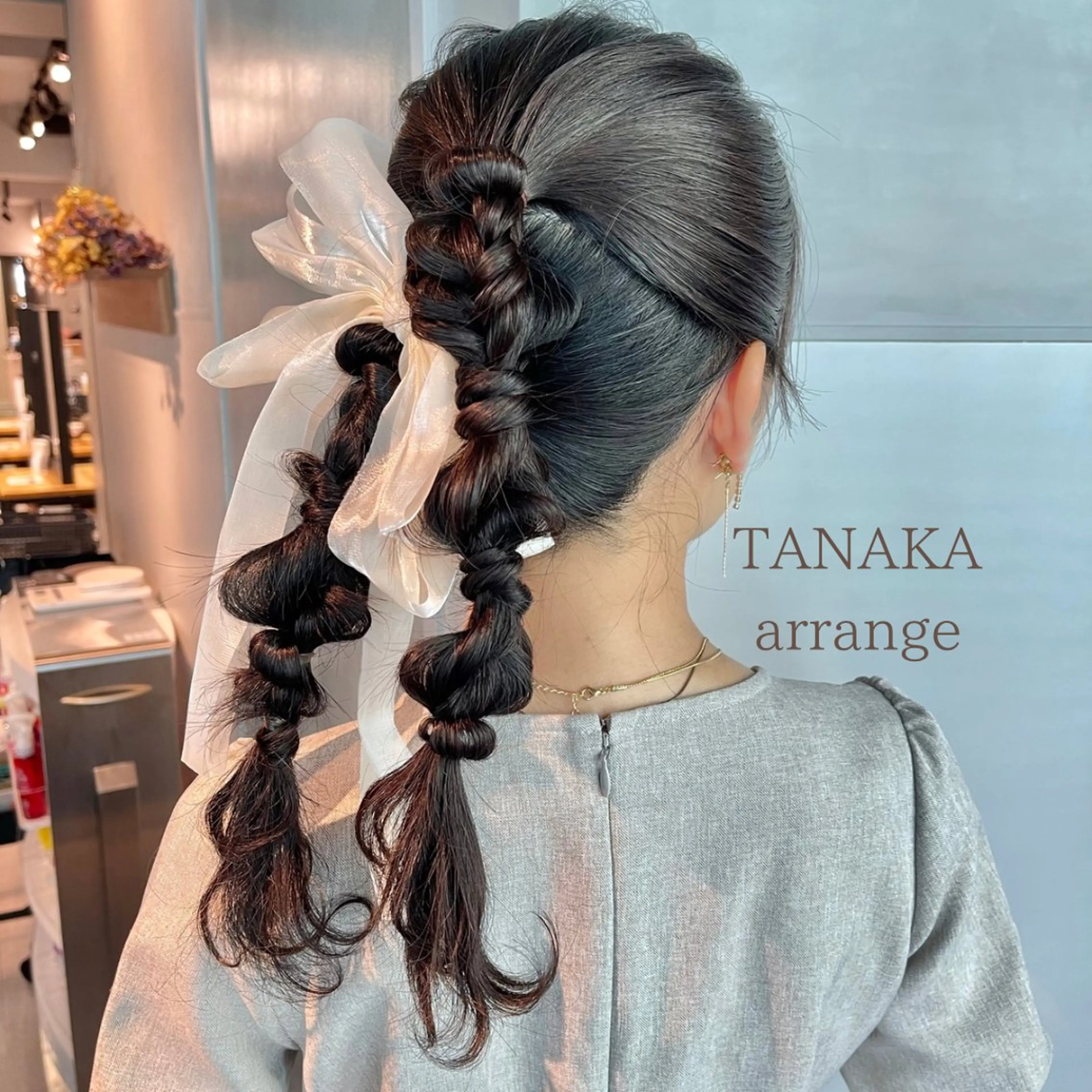 ヘアアレンジ 結婚式・ブライダル 卒業式のヘアスタイル ヘアセット charm《銀座》 ヘアセット/縮毛矯正のヘアスタイル