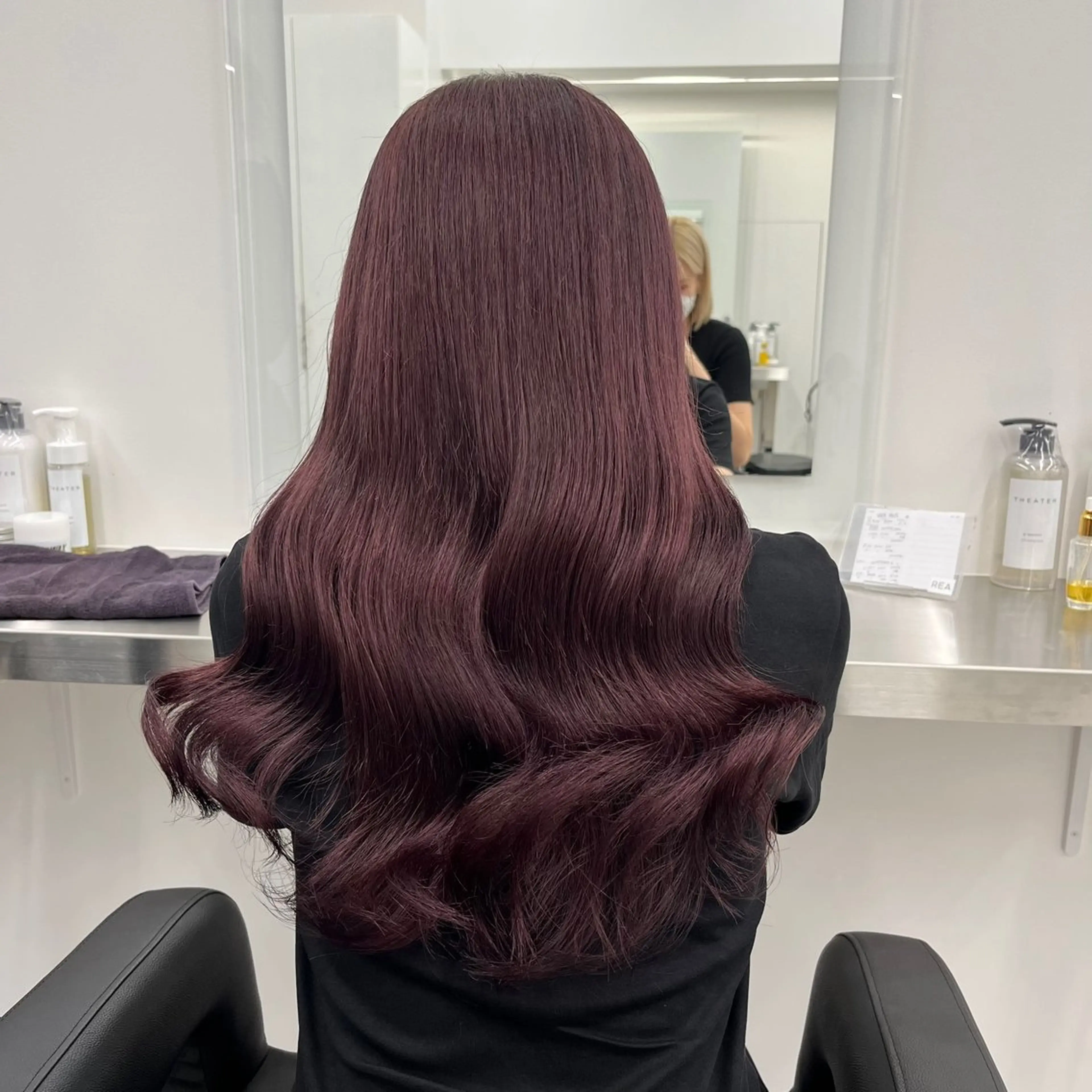 ロング カラー ヘアアレンジ ヘアカラー ヘアセット 🫧‪🎀うる艶暖色 🏹Nanako🎀のヘアスタイル