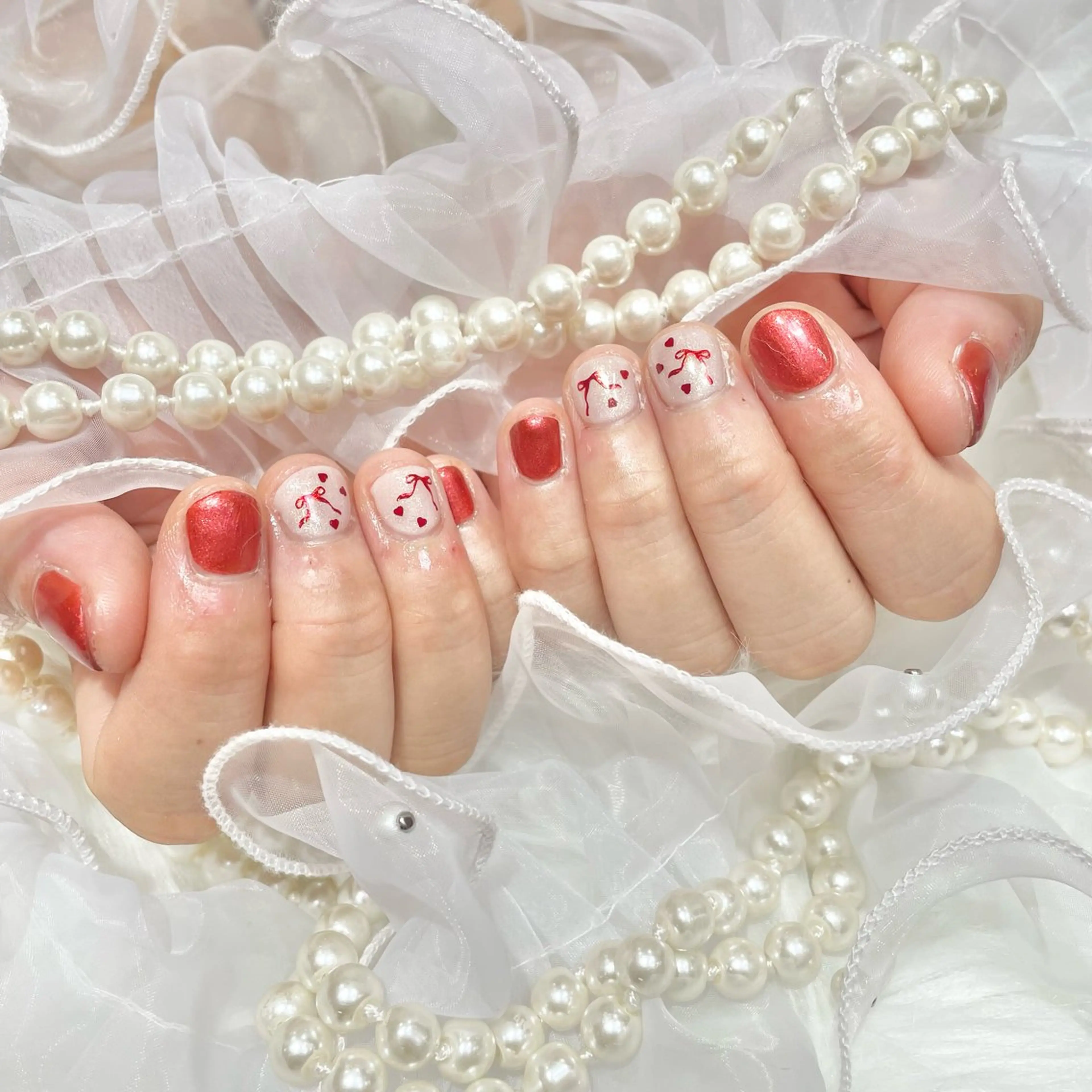 ネイル 冬ネイル クリスマス WISTERIA midoriのネイルデザイン