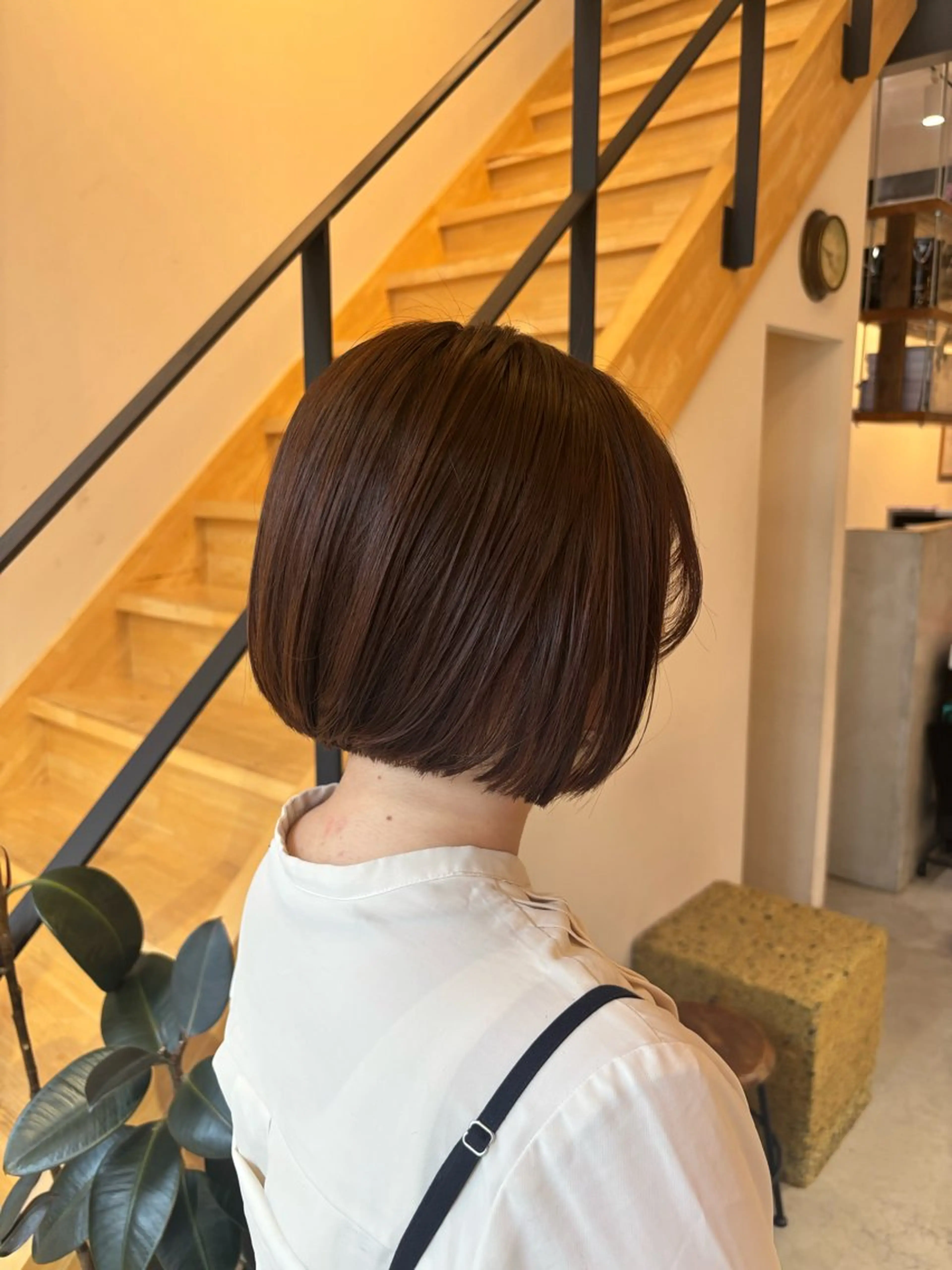 ショート カラー ブラウンカラー ピンクカラー ピンクブラウン ボブ 咲月/似合わせカット /ボブ/ショートのヘアスタイル