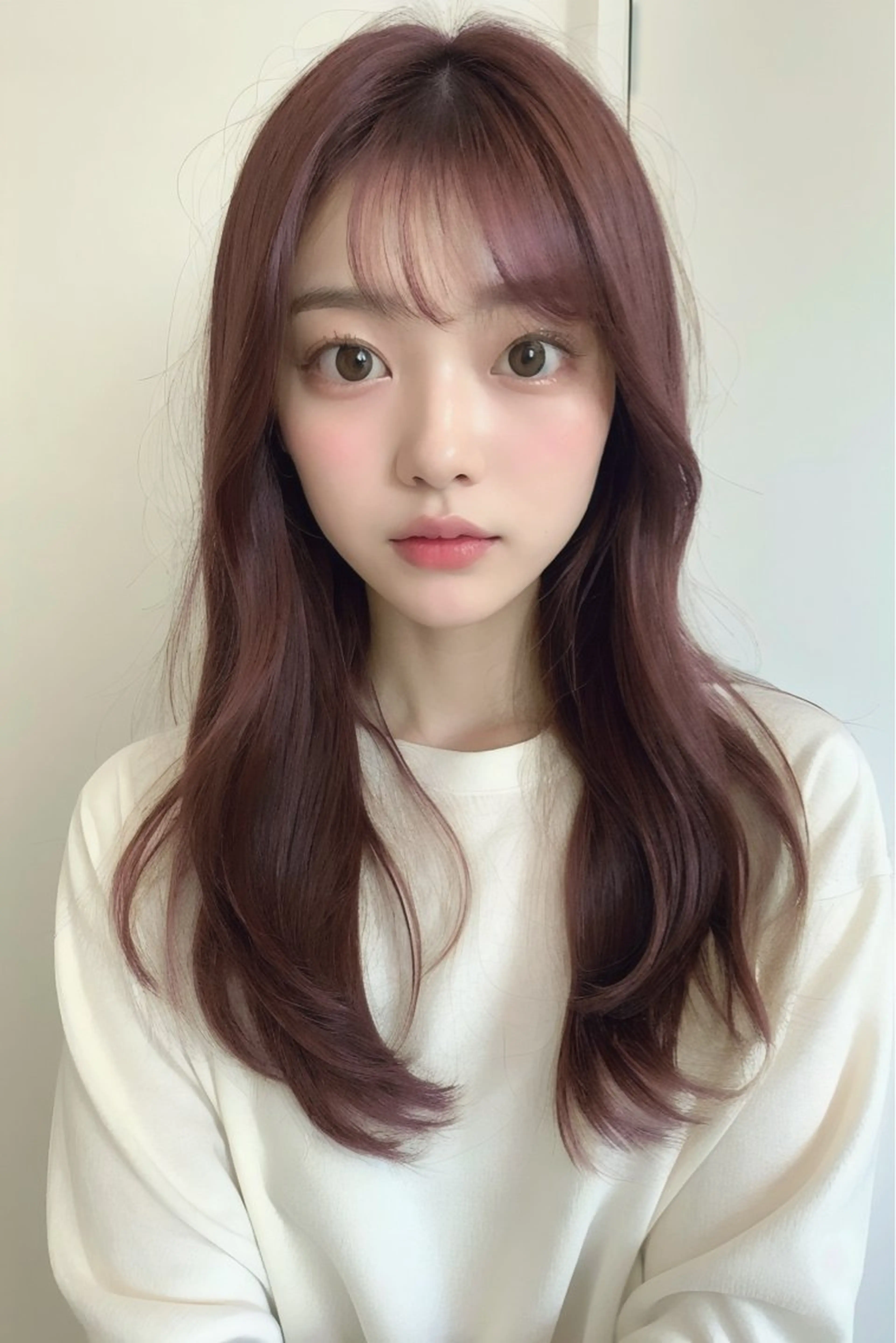 ロング 韓国風ヘア 髪質改善× ブリーチなしyutoのヘアスタイル