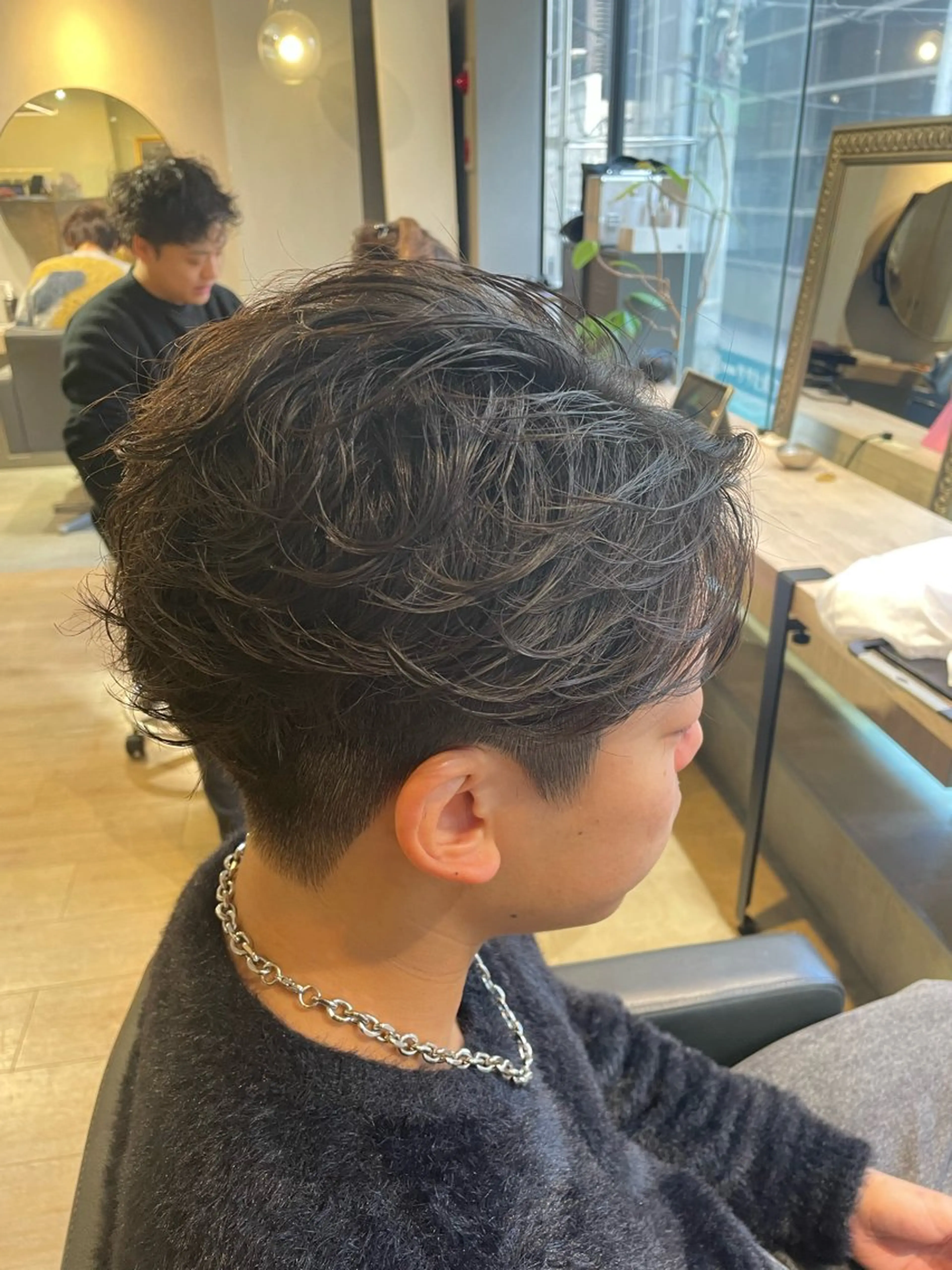 ショート ショートヘア メンズパーマ梅田 ・川副史晶のヘアスタイル