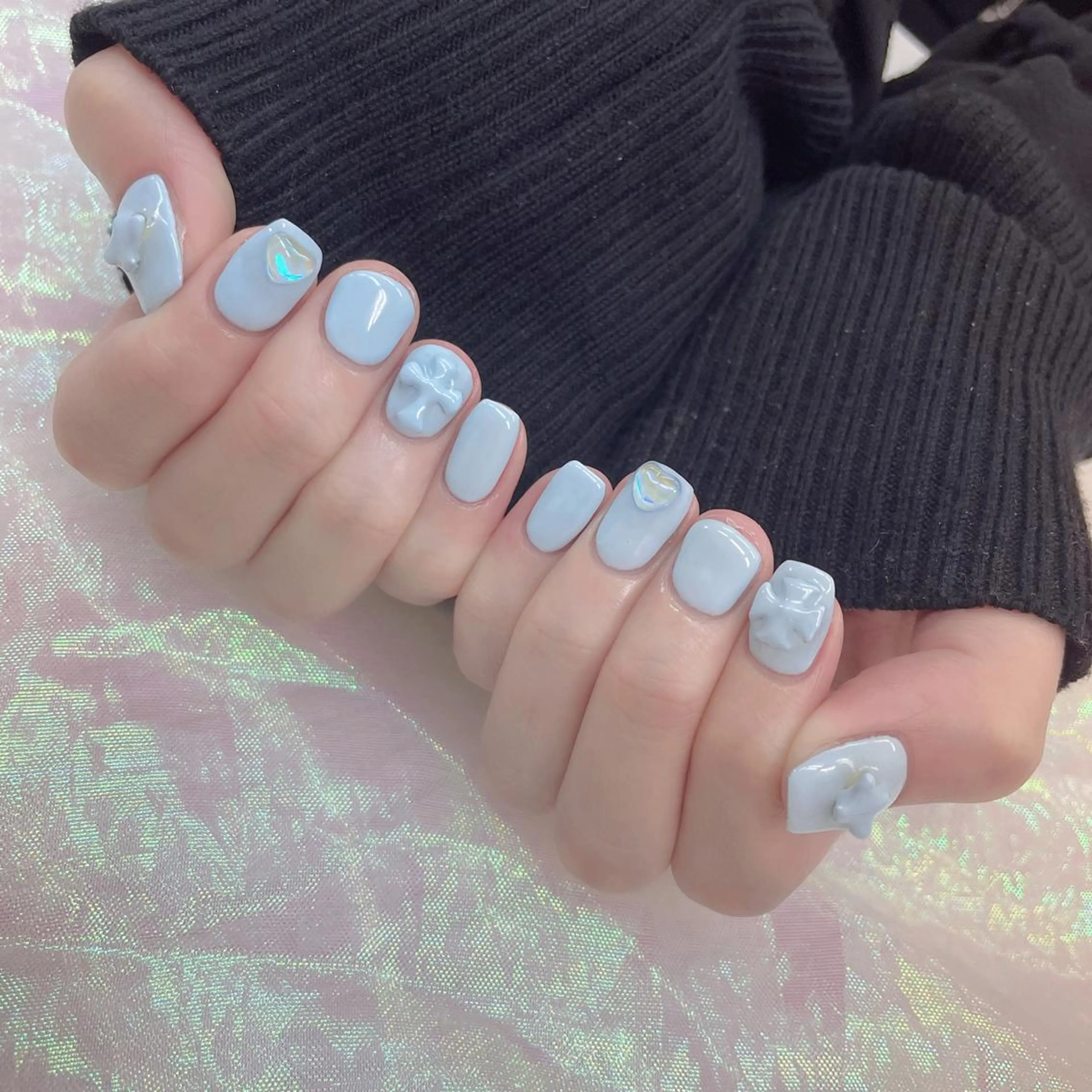 ネイル 🦋ネイルサロン ブラン🌈ゆりのネイルデザイン