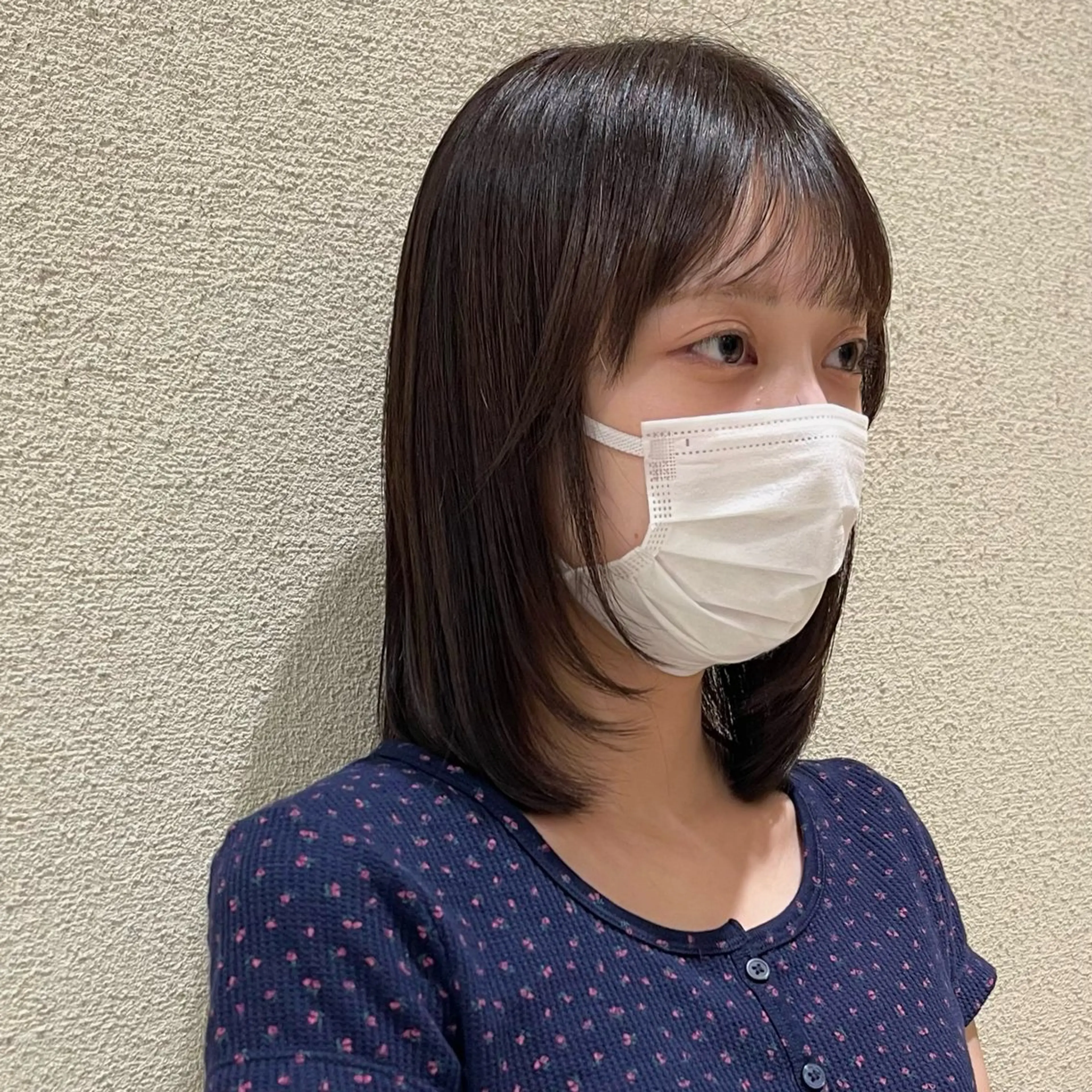 ミディアム カラー カット 前田 彩良のヘアスタイル