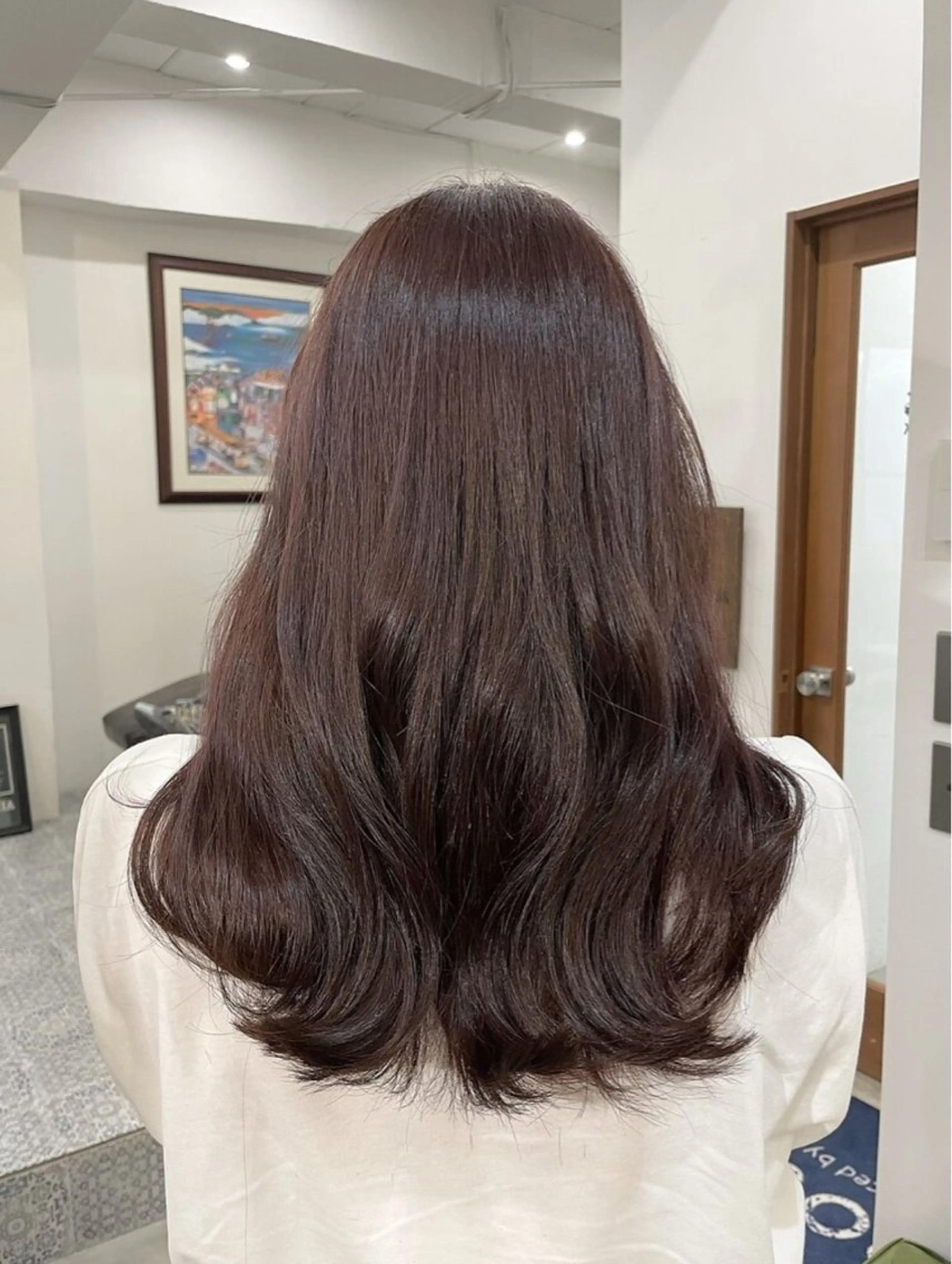 カット+ワンカラー+ディープレイヤー3stepトリートメント🫧💙の写真