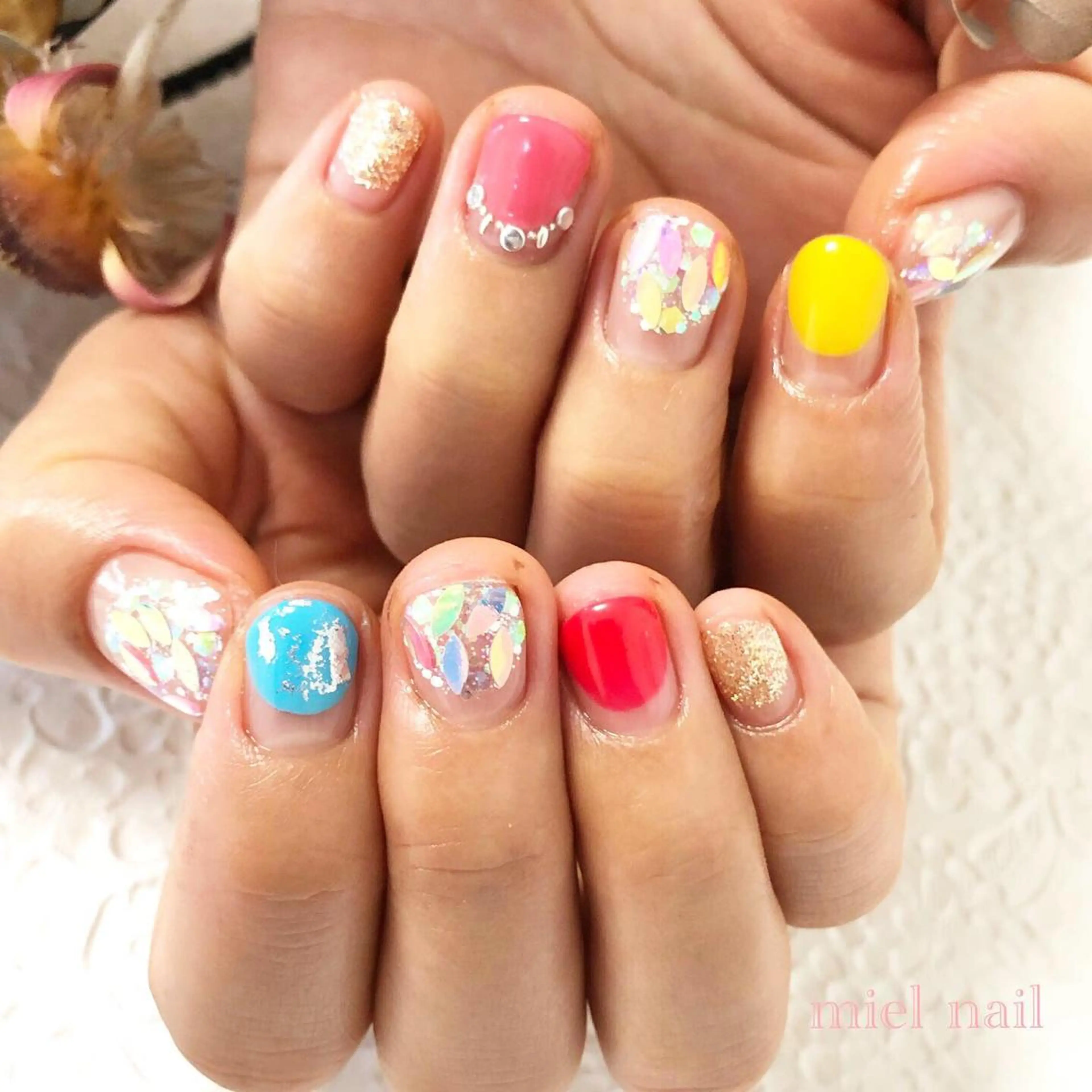ネイル ハンドネイル miel nailのネイルデザイン