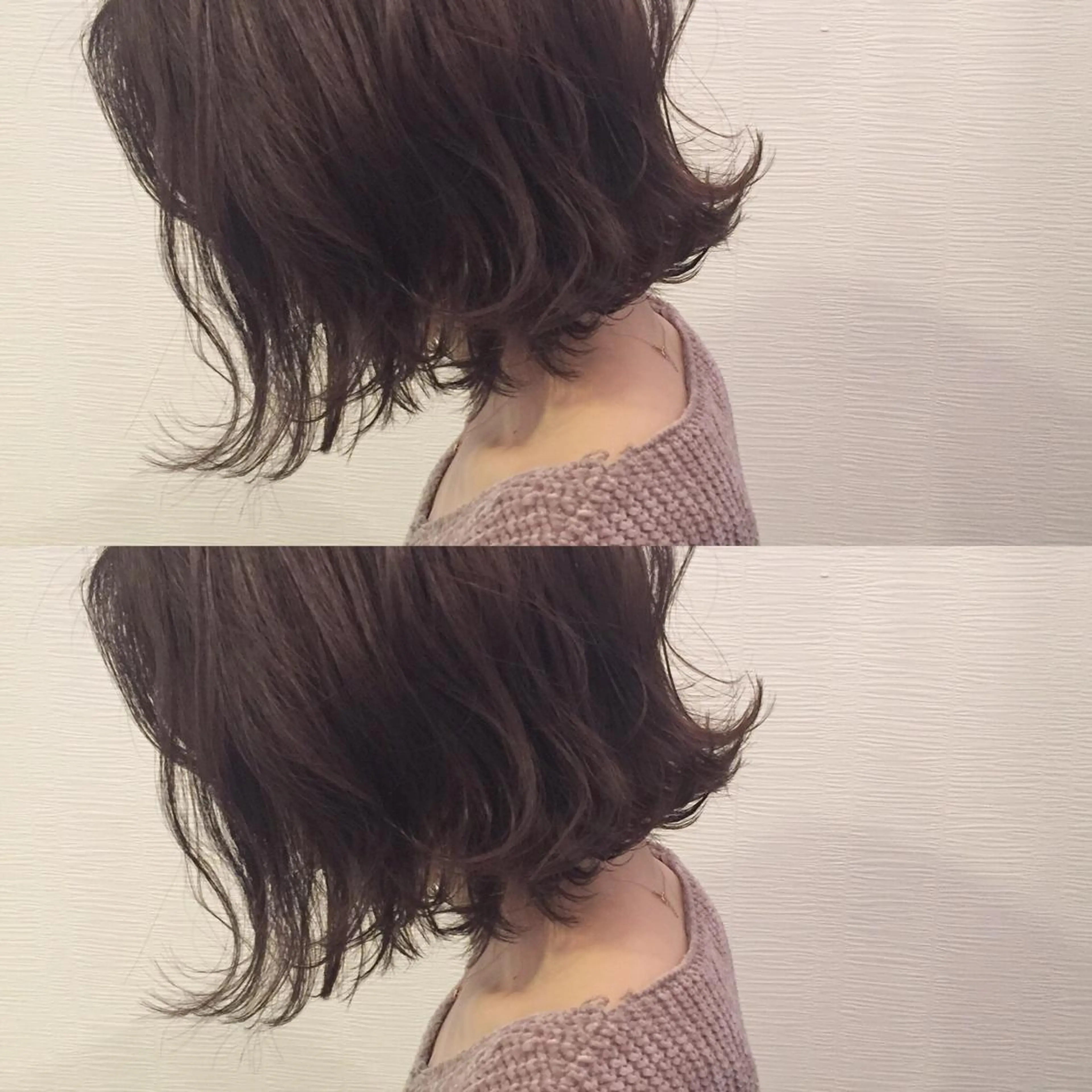 ミディアム カラー ブリーチ グレージュ ブリーチなしカラー オリーブグレージュ オリーブグレー カット ヘアカラー トリートメント 池田 真由美のヘアスタイル