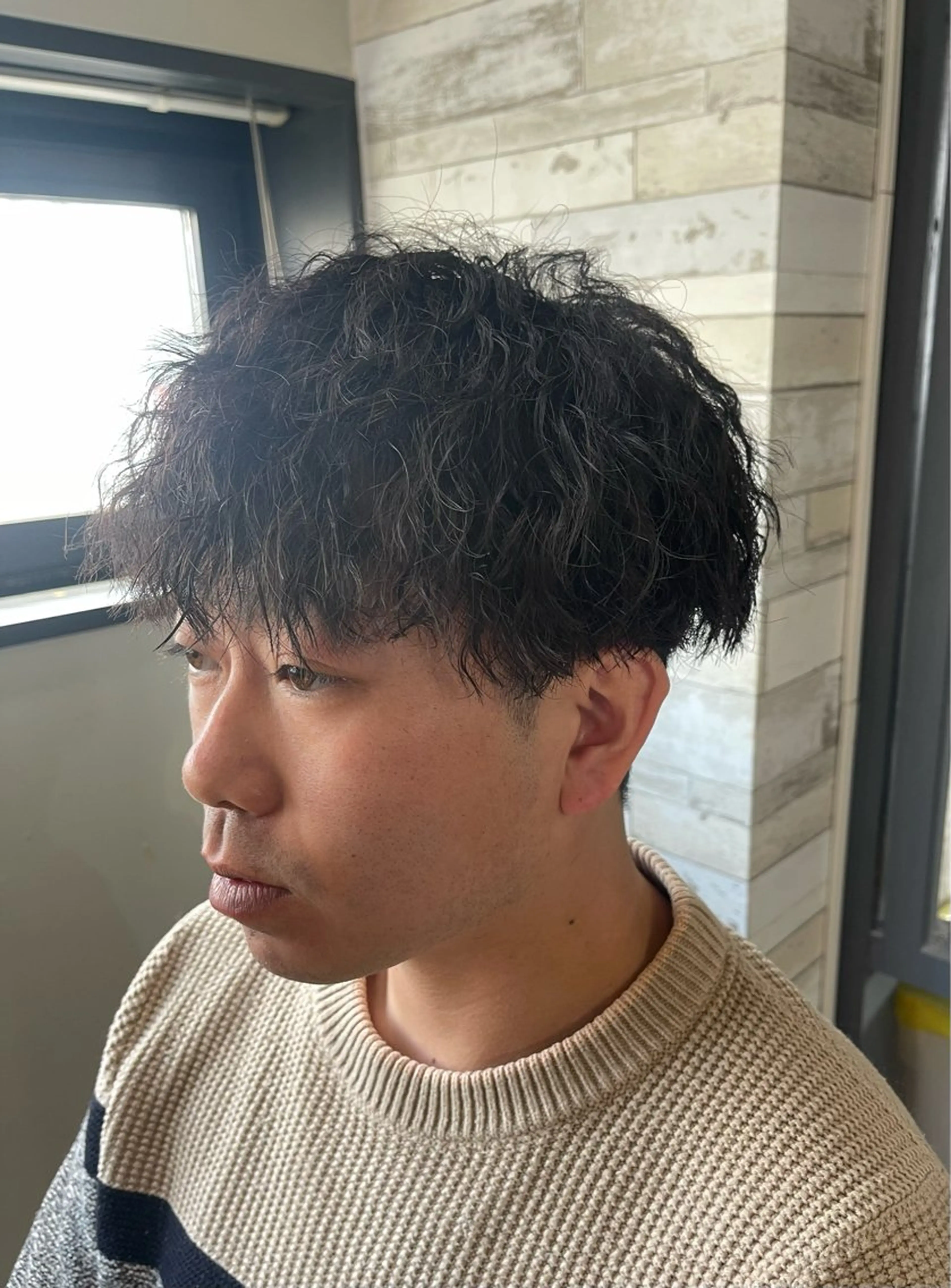 ショート パーマ ツイストスパイラルパーマ スパイラルパーマ カット パーマ メンズヘア特化 Soraのヘアスタイル