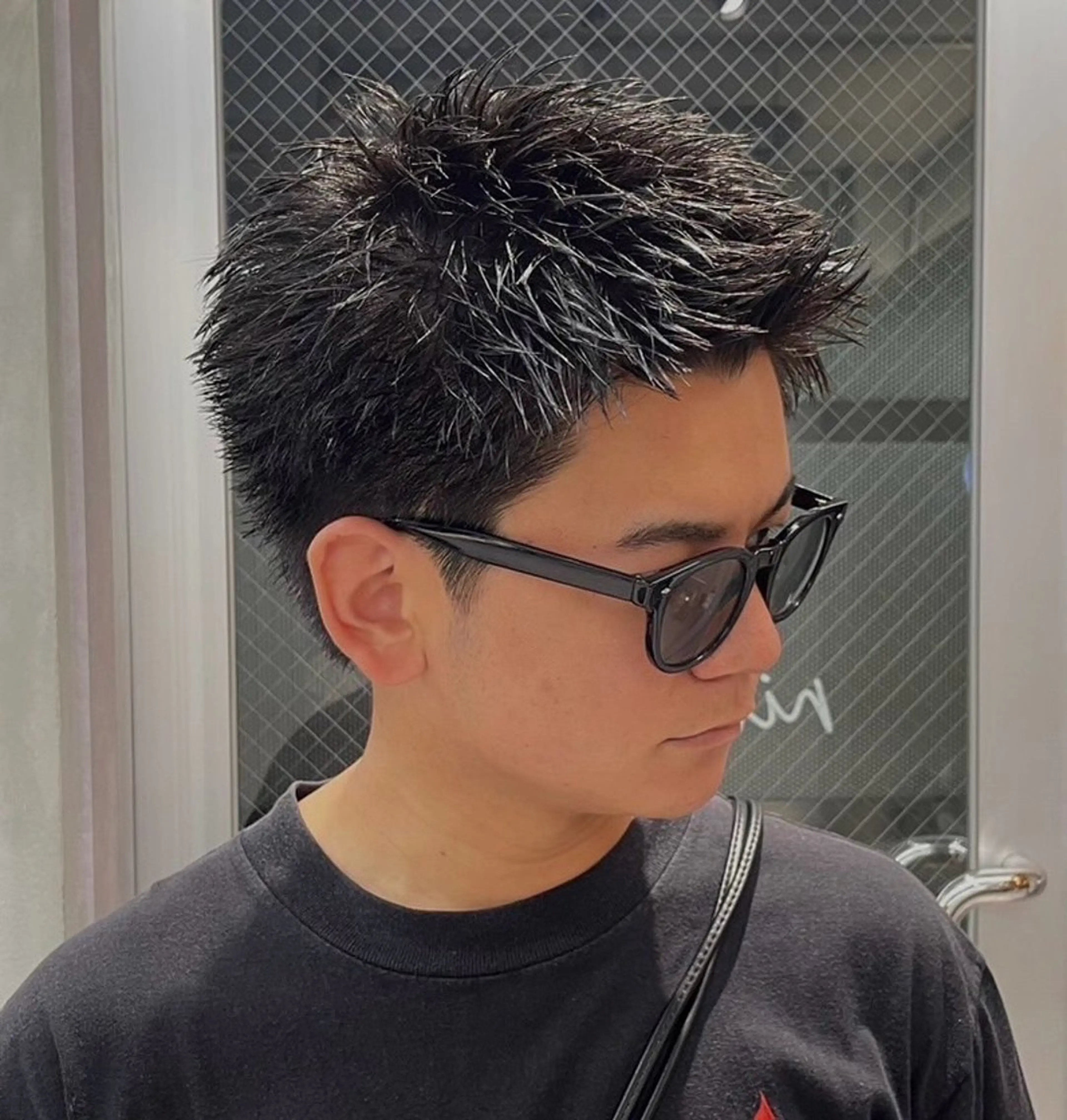 メンズ 横浜/ショート/ レイヤーカットのヘアスタイル