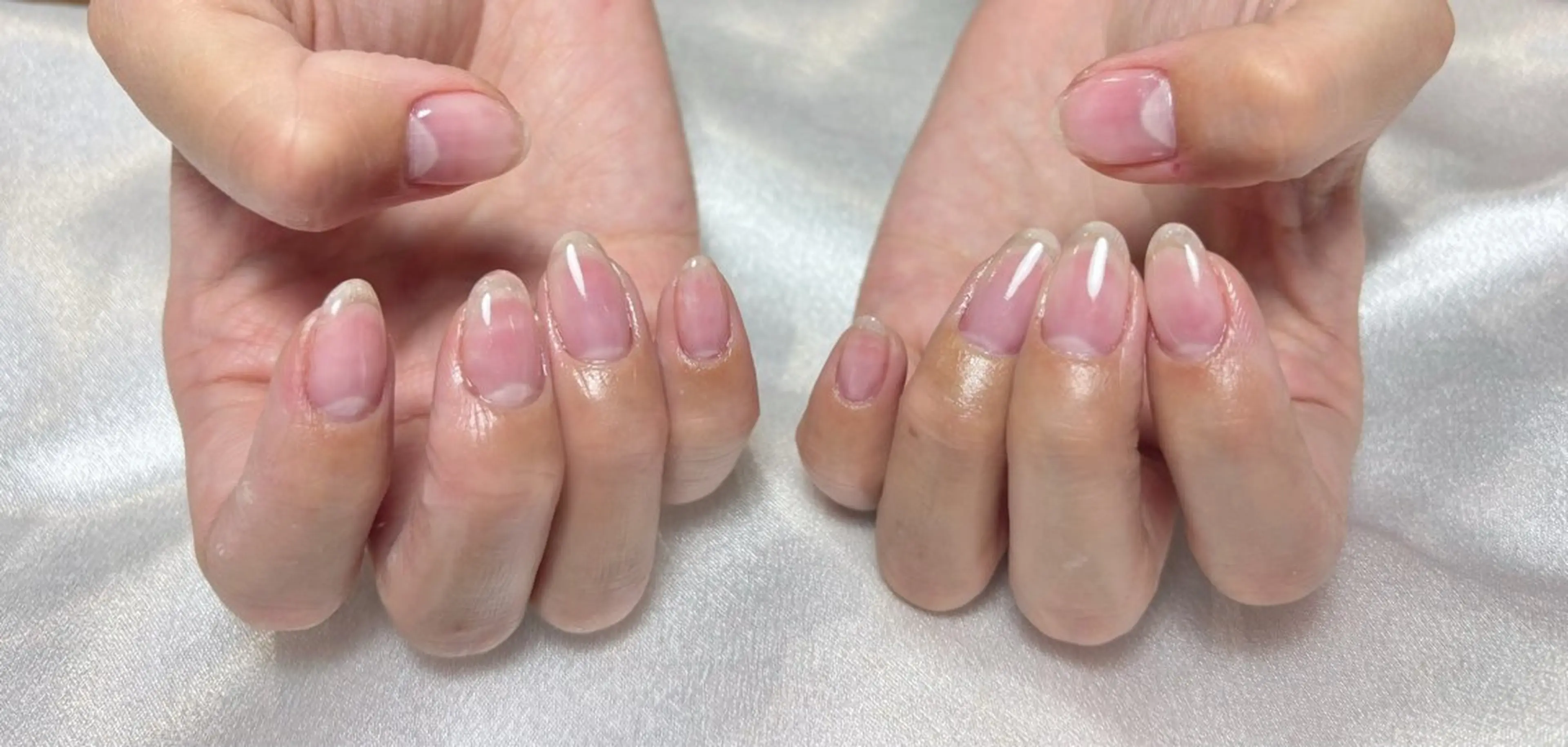 ネイル クリアネイル ハンドネイル Loémy anonのネイルデザイン