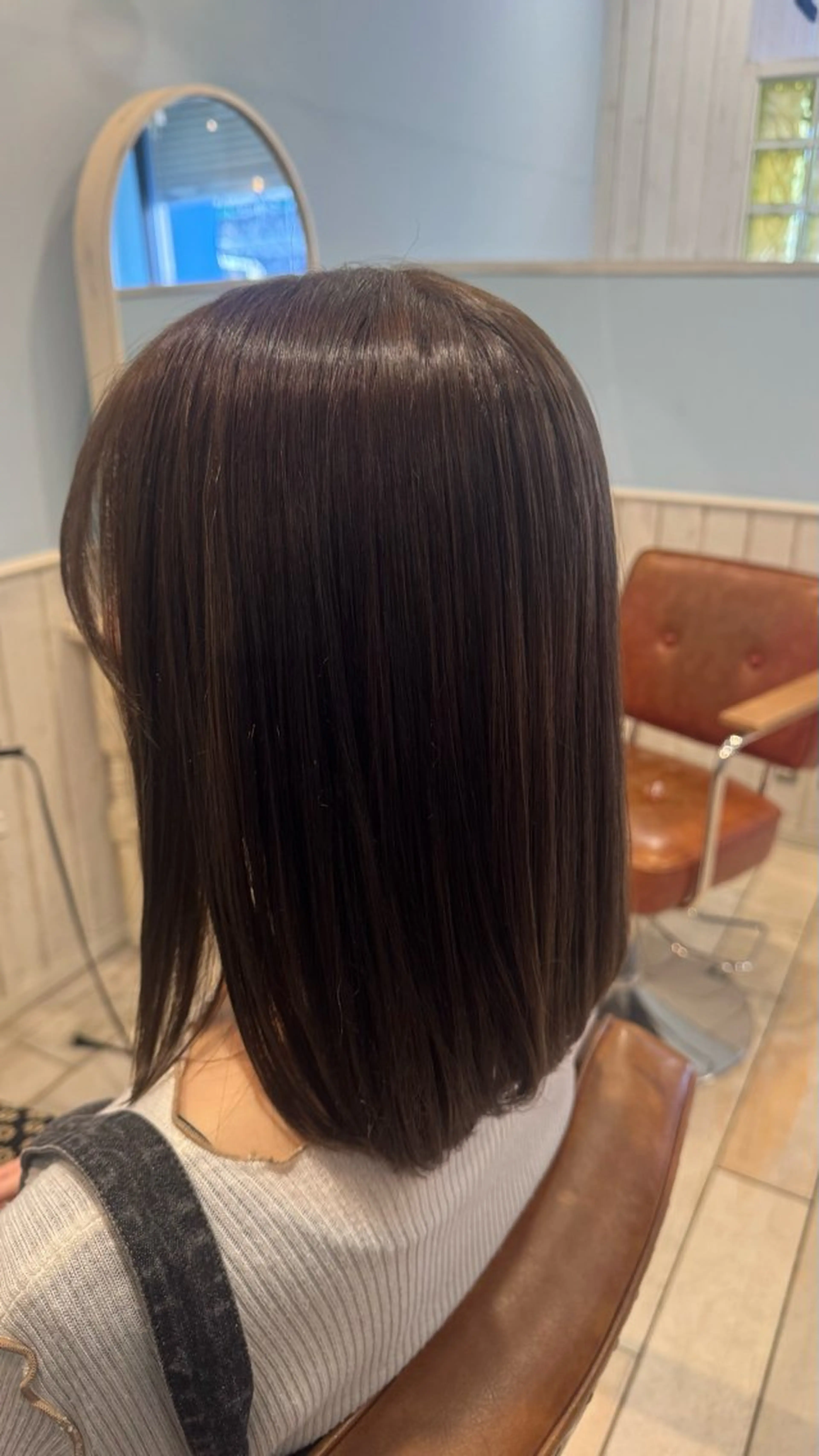 ミディアム カラー ベージュカラー 透明感カラー オリーブベージュ ヘアカラー トリートメント 艶カラー👾ブリーチ なし暖色👾ユースケのヘアスタイル