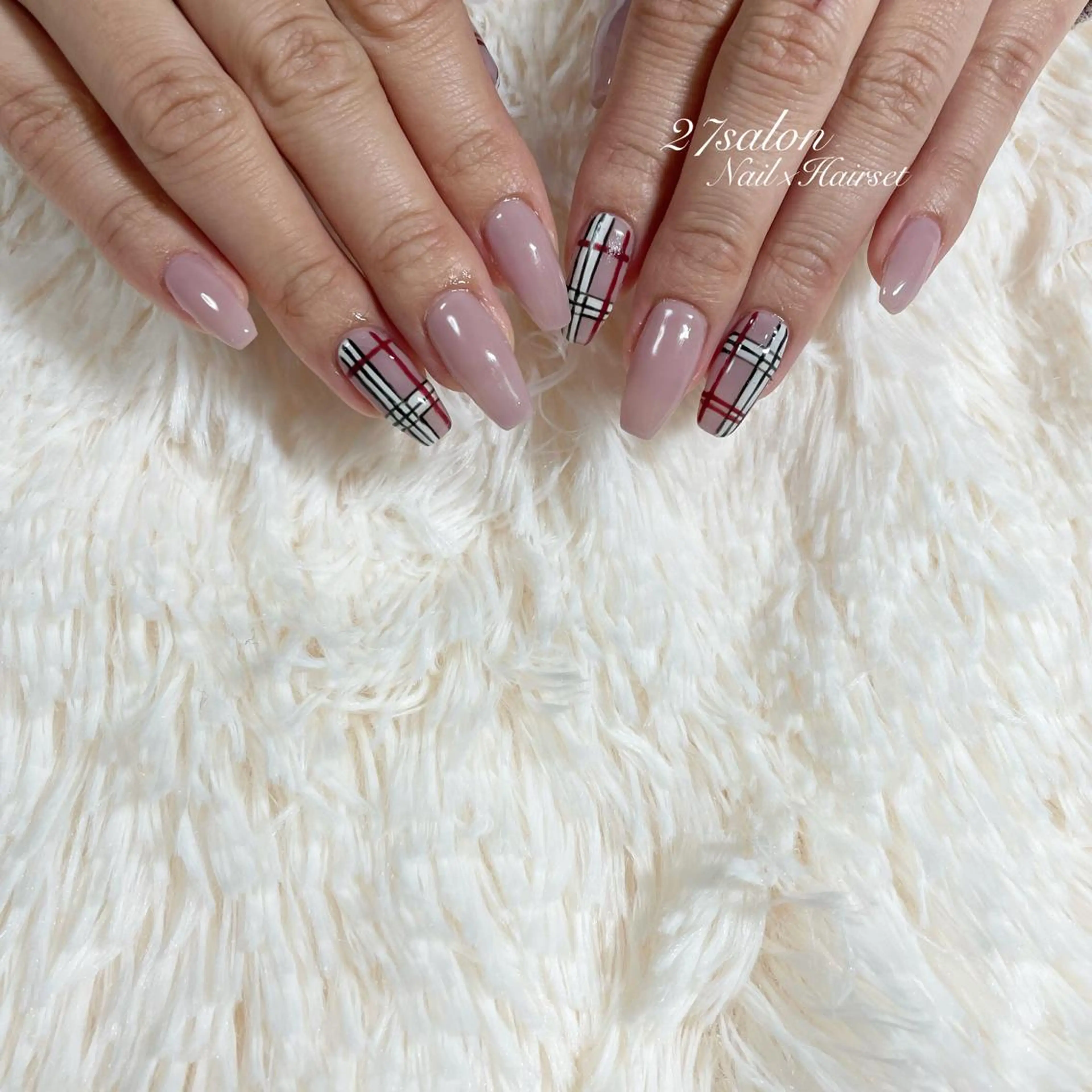 ネイル ピンク 27salon yuinaのネイルデザイン