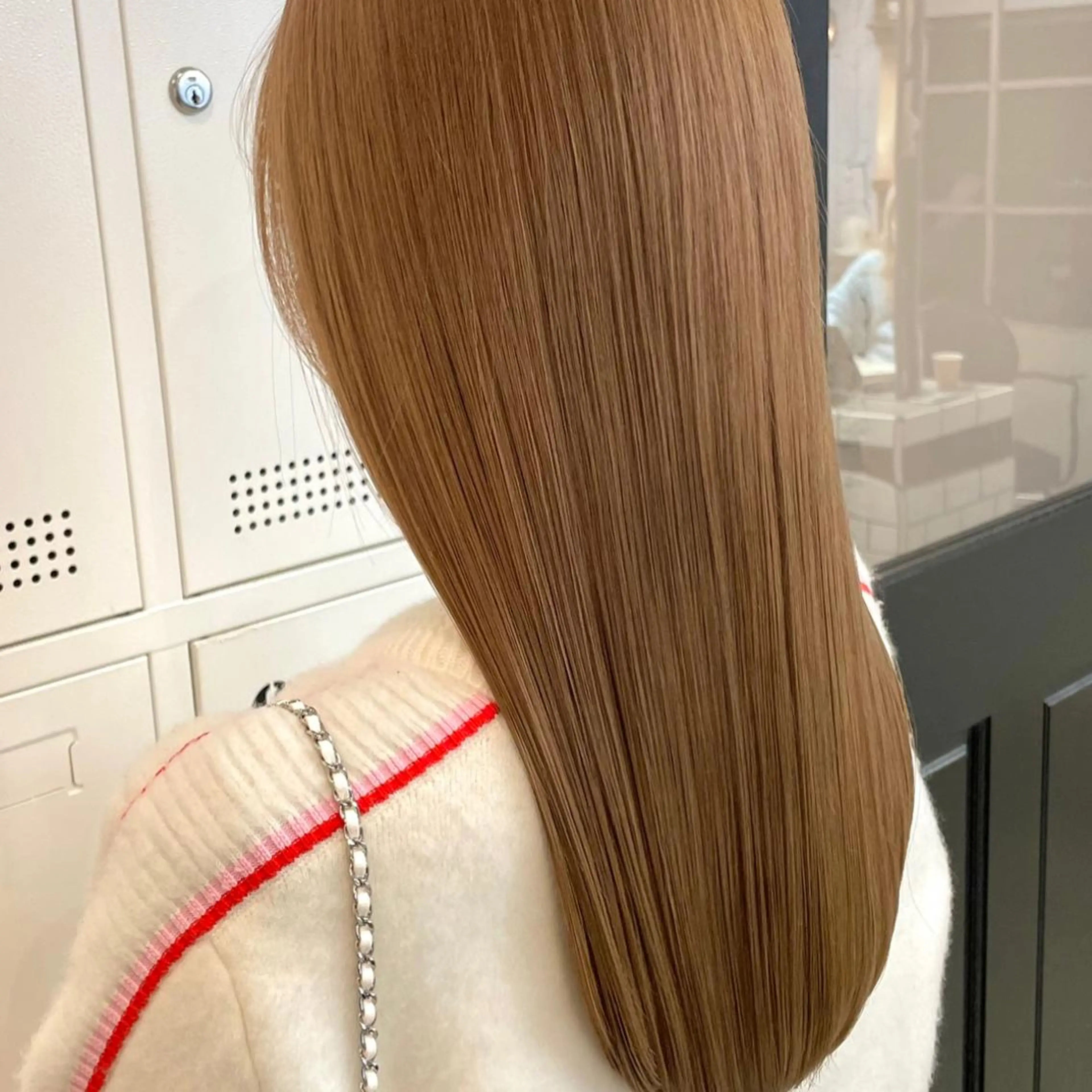 ロング カラー トリートメント トリートメント 顔まわりカット✨艶髪 ✨髪質改善✨伴響佳のヘアスタイル