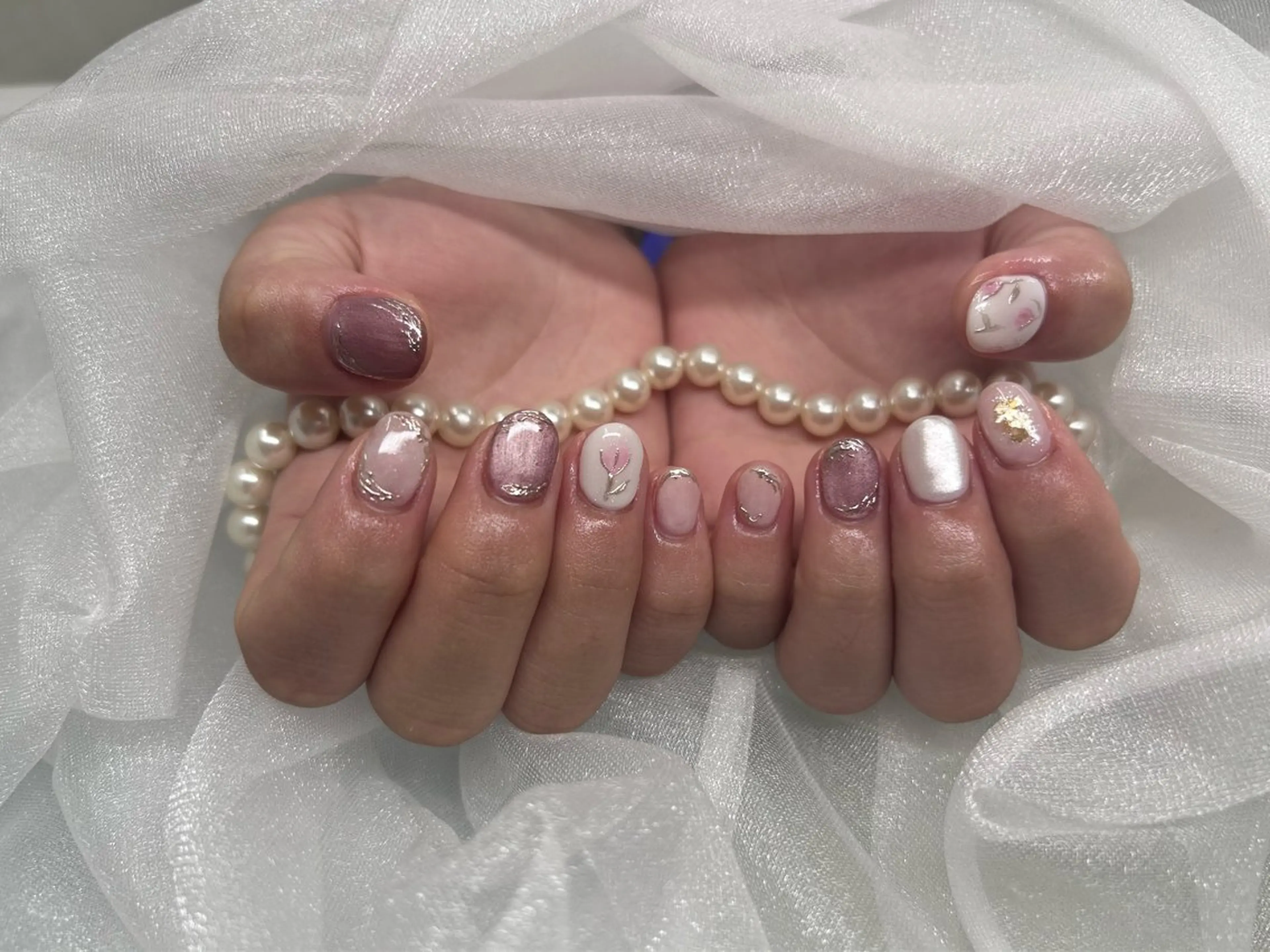 ネイル 持ち込み 加藤 楓子のネイルデザイン