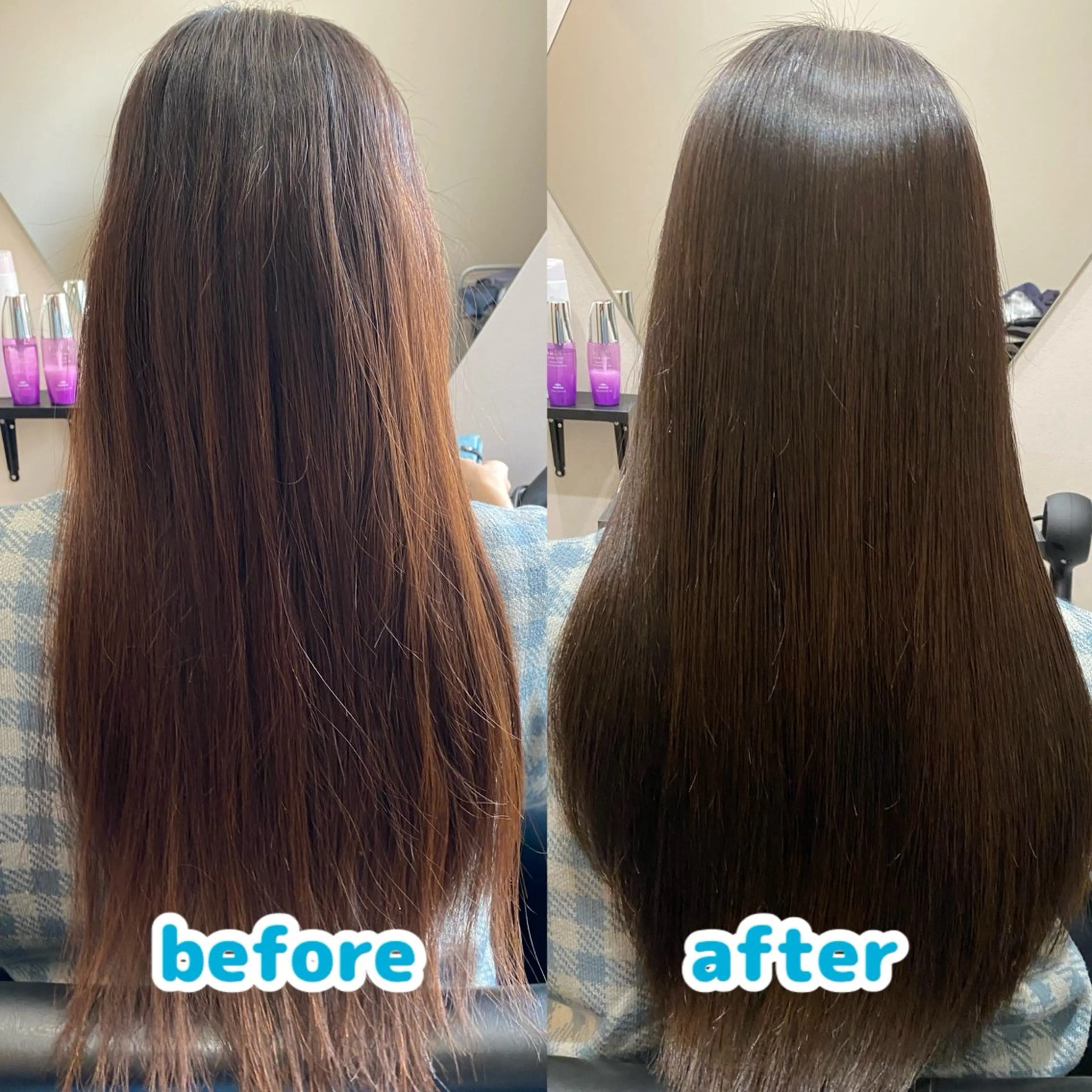 ロング カラー パーマ 美髪×髪質改善 🖤Yukineのヘアスタイル