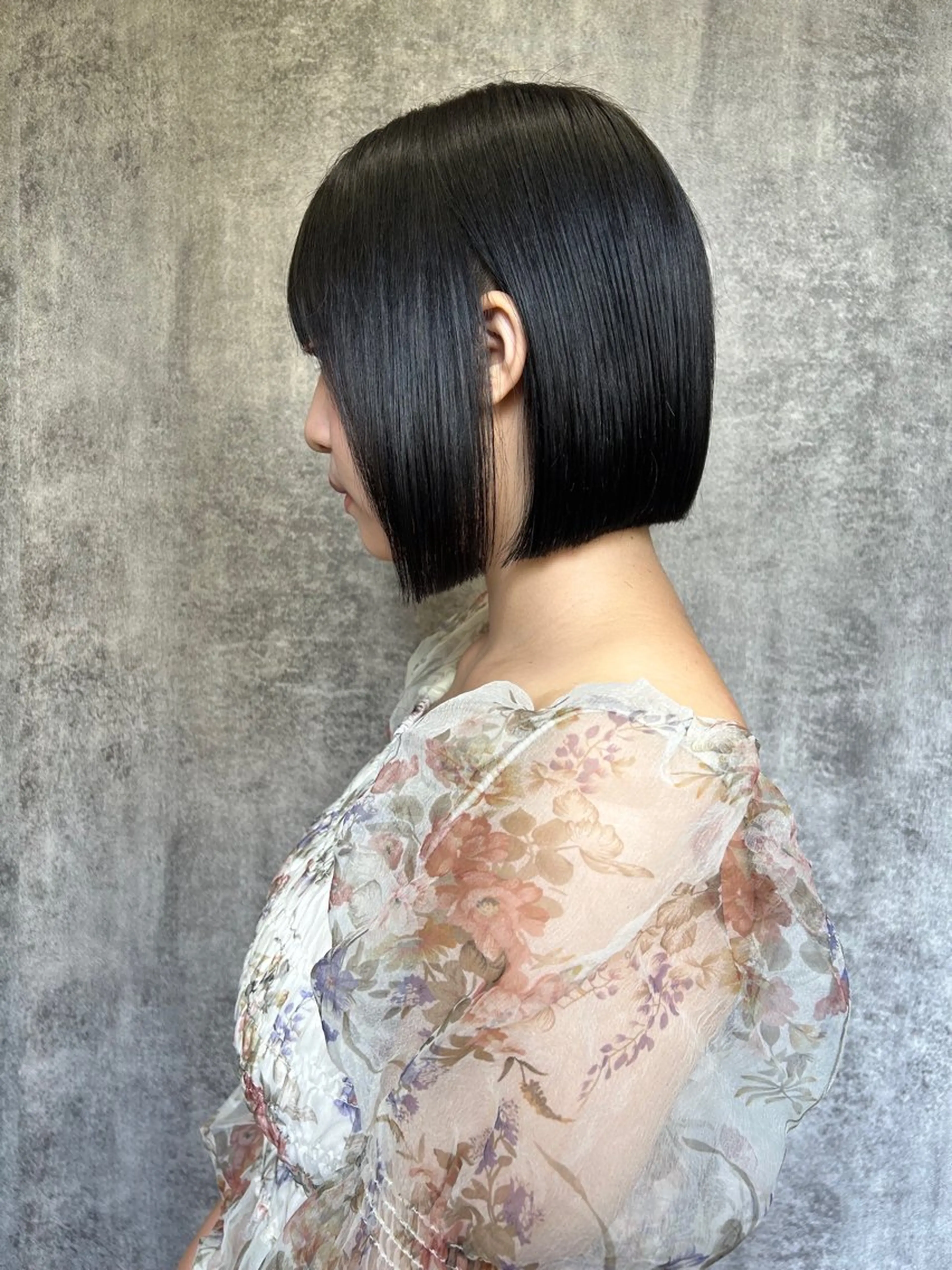 酸熱トリートメント＋カラーの写真