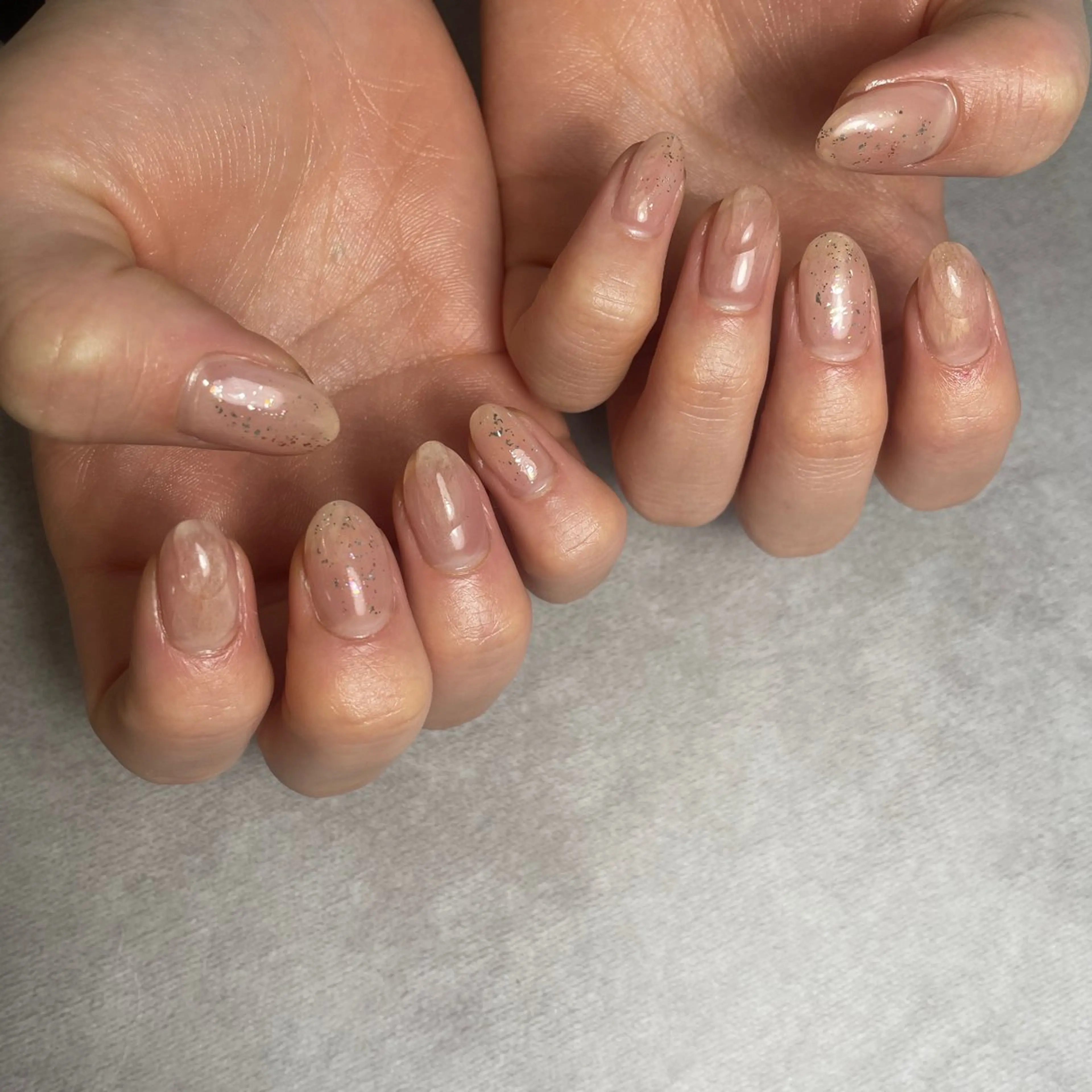 ネイル 大理石ネイル(マーブル) ニュアンスネイル K Harukaのネイルデザイン