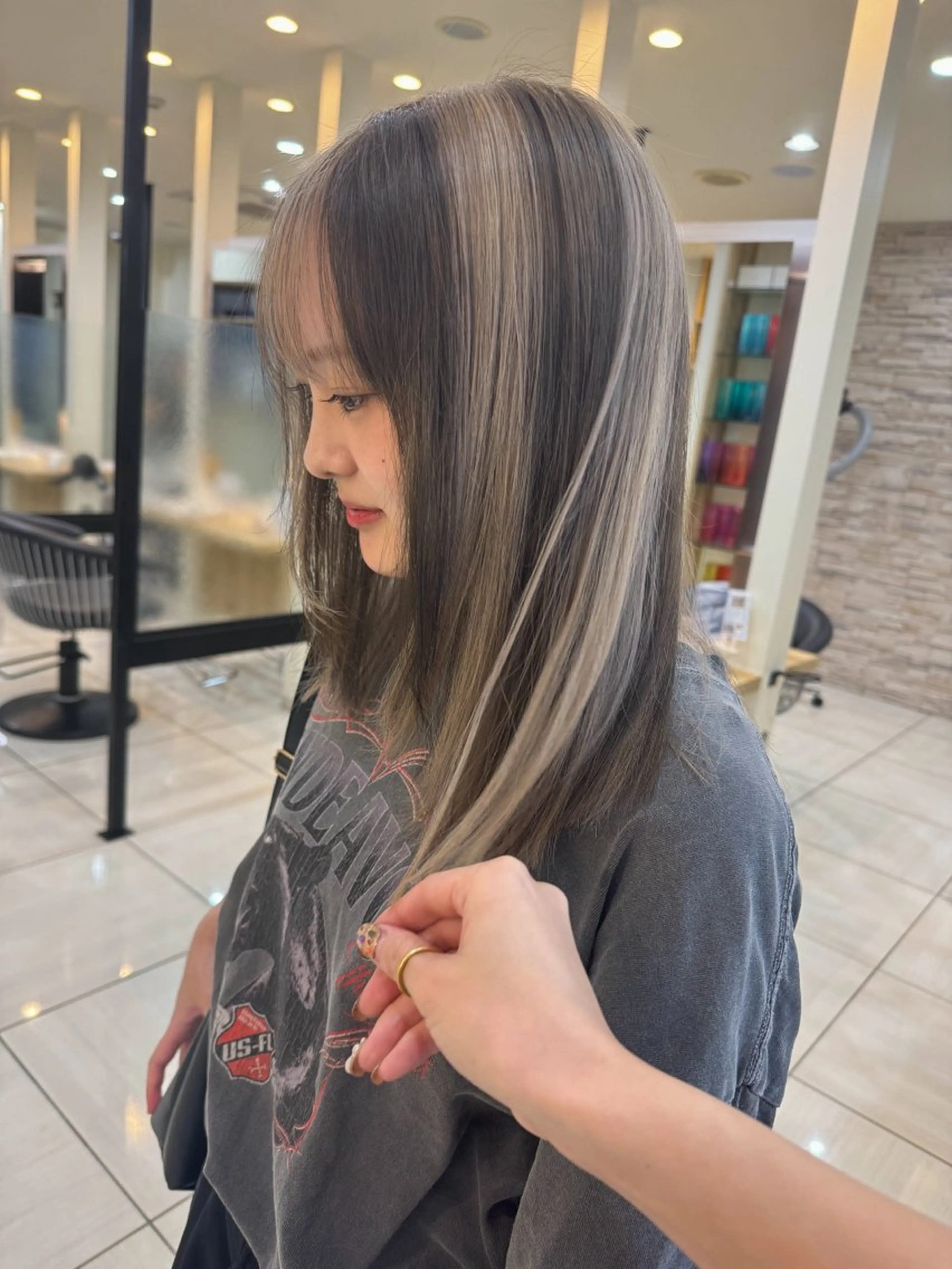 ミディアム カラー Seeknext // Rukaのヘアスタイル