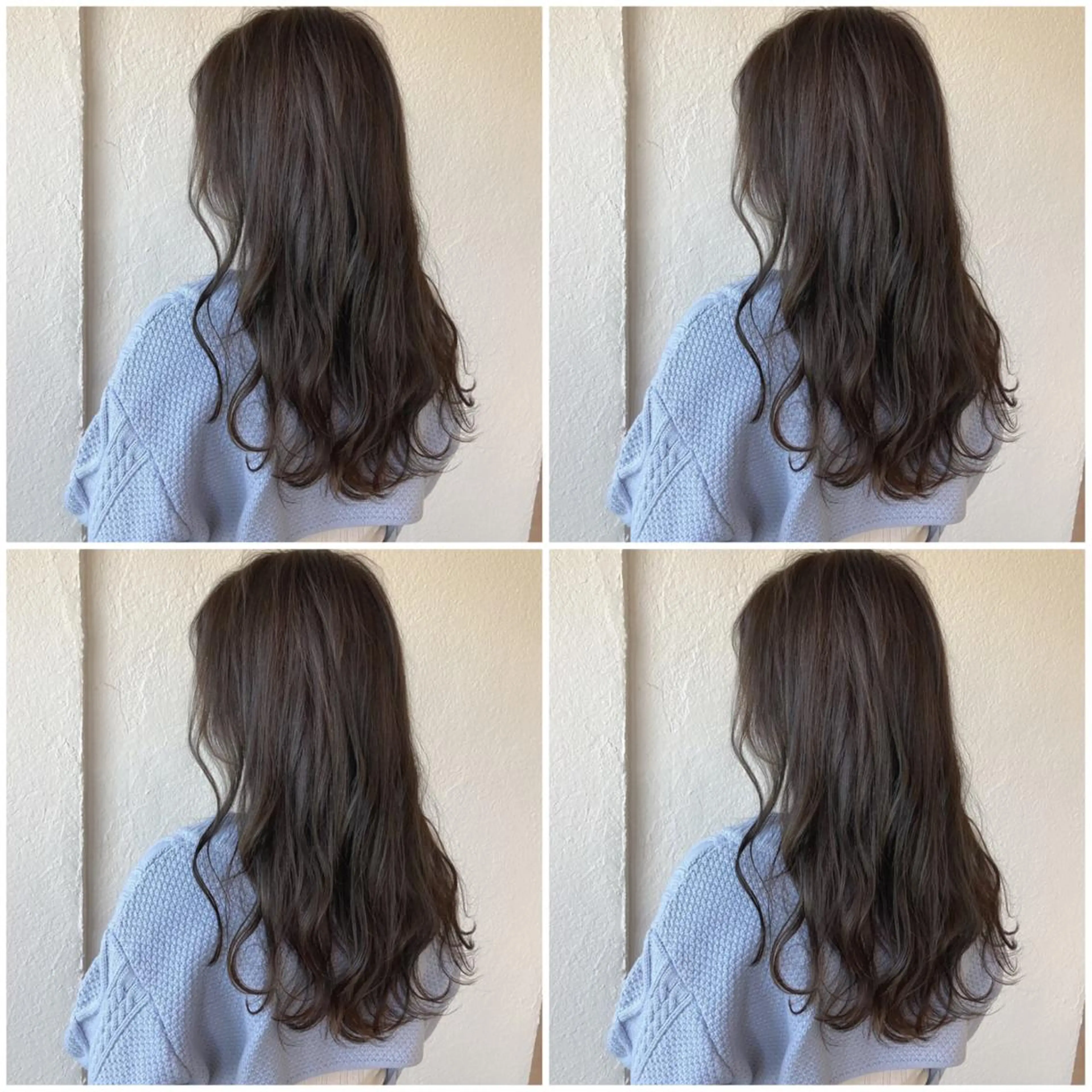 全体カラー(ブリーチなし)＋3stepトリートメントの写真