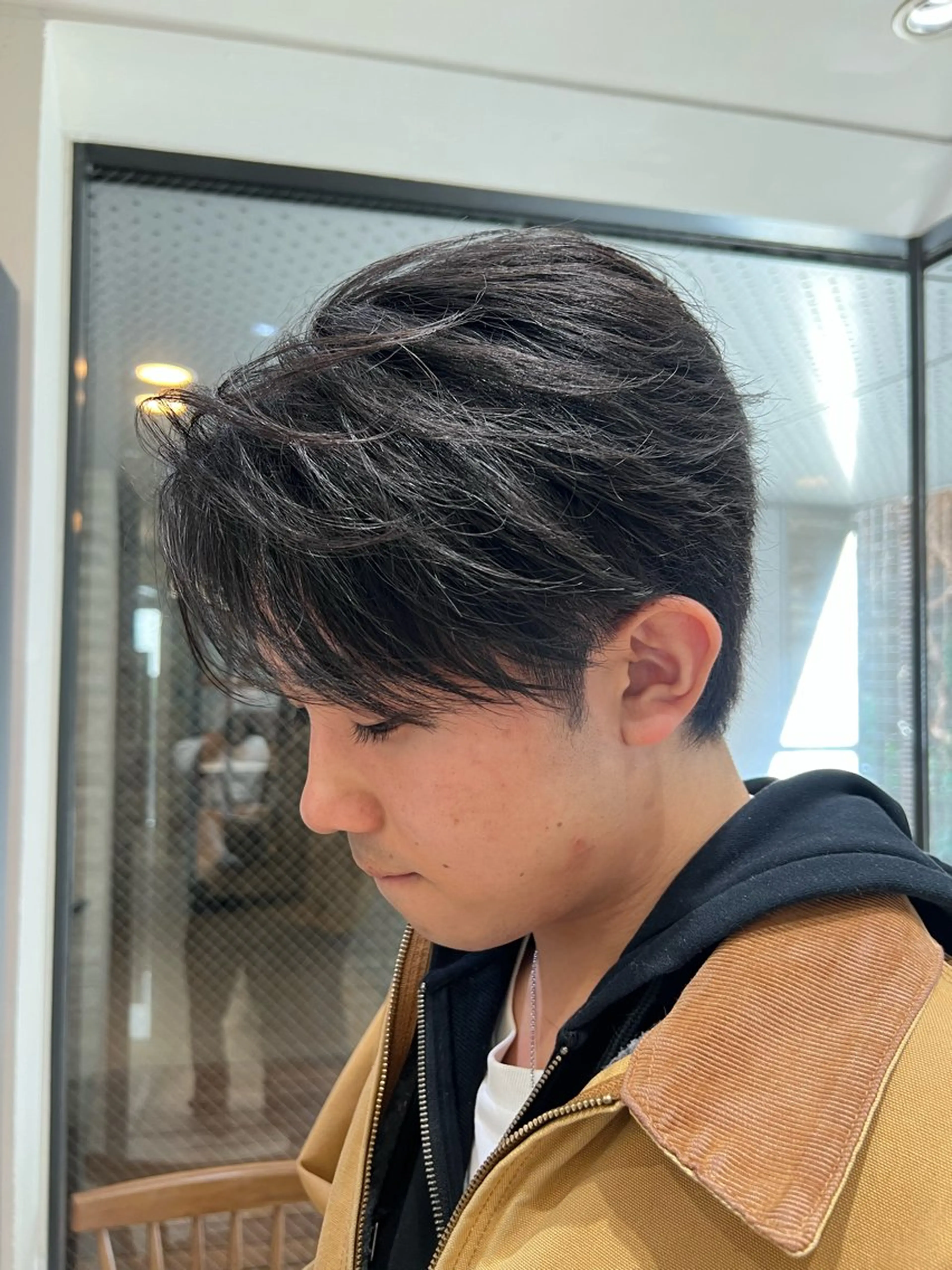 ショート パーマ メンズ フェザーパーマ メンズパーマ カット パーマ トリートメント ケンシロウ メンズパーマ特化⭕️のヘアスタイル