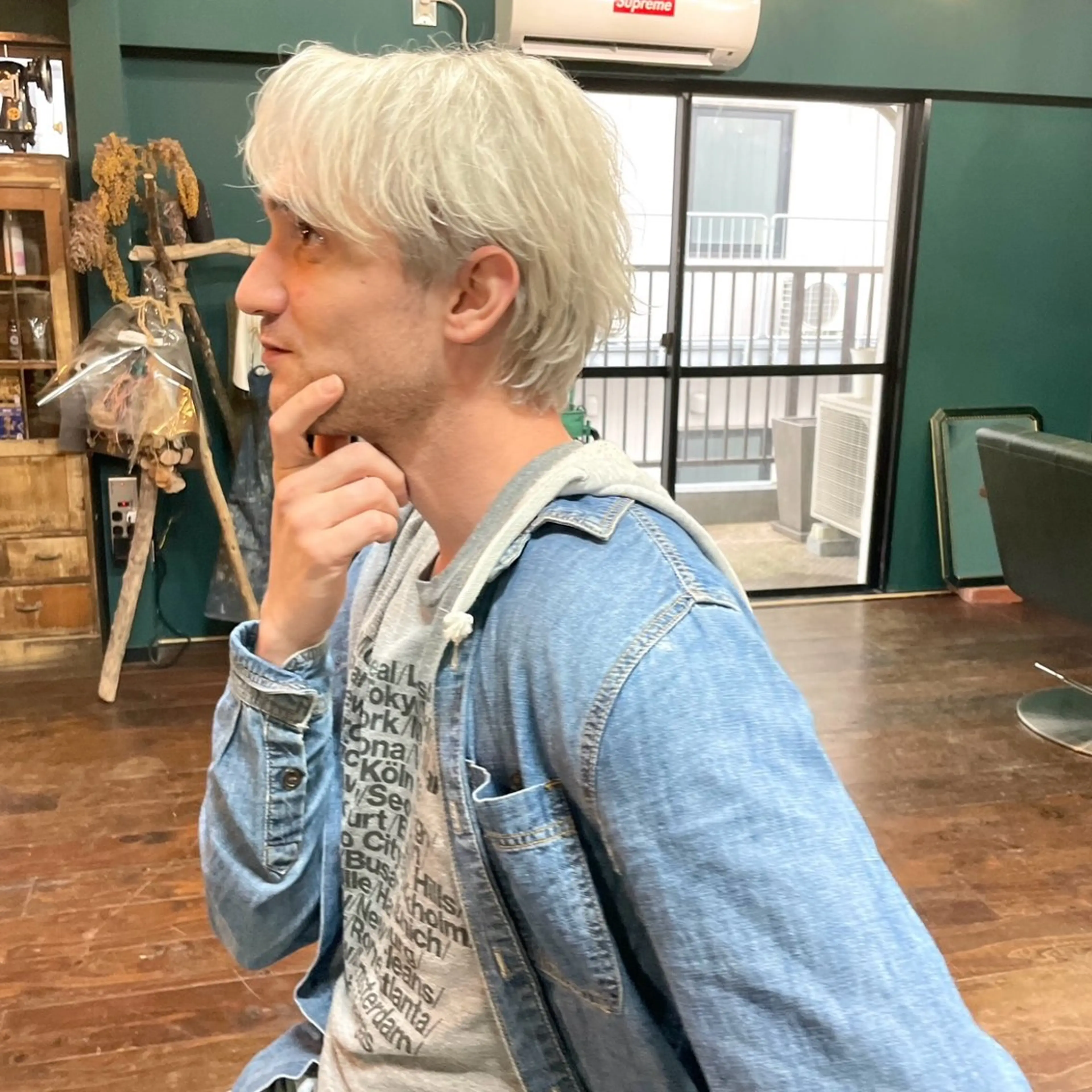 メンズ メンズブリーチ ヘアカラー vivre libreのヘアスタイル