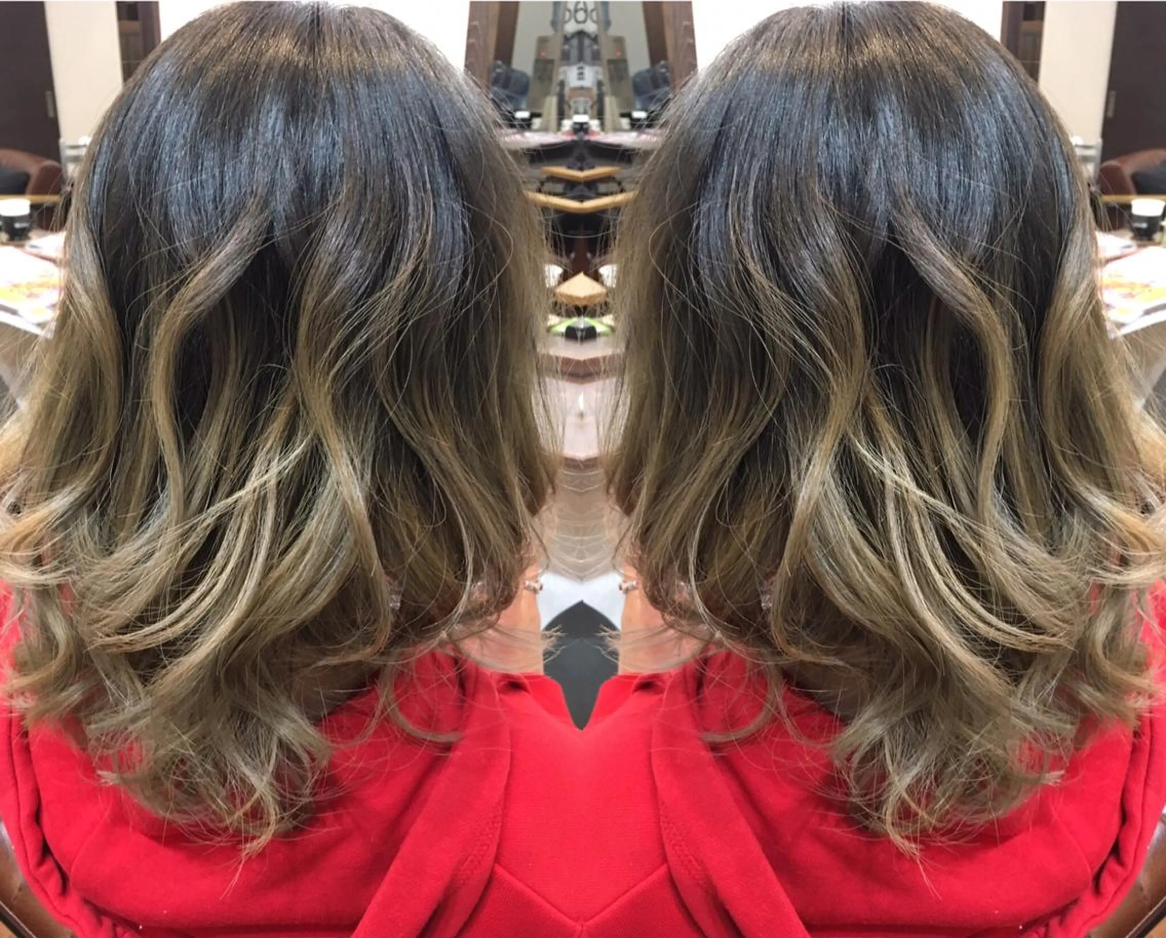 ミディアム 外国人風カラー ✨平日直前割り必見✨ 中山大輔のヘアスタイル