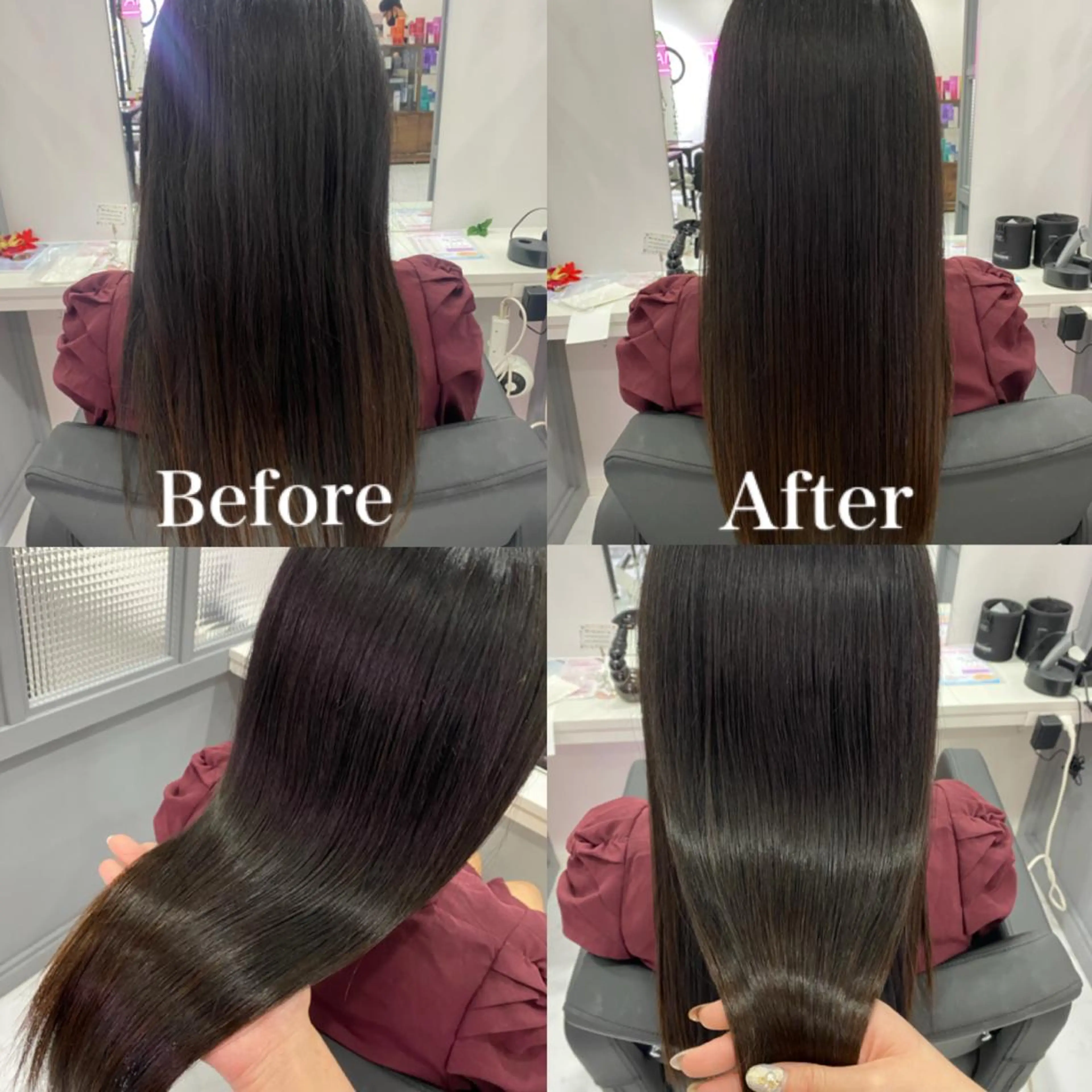 ❤️顔周りカット無料❤️顔周りカット➕ワンカラー/ロング料金なしの写真