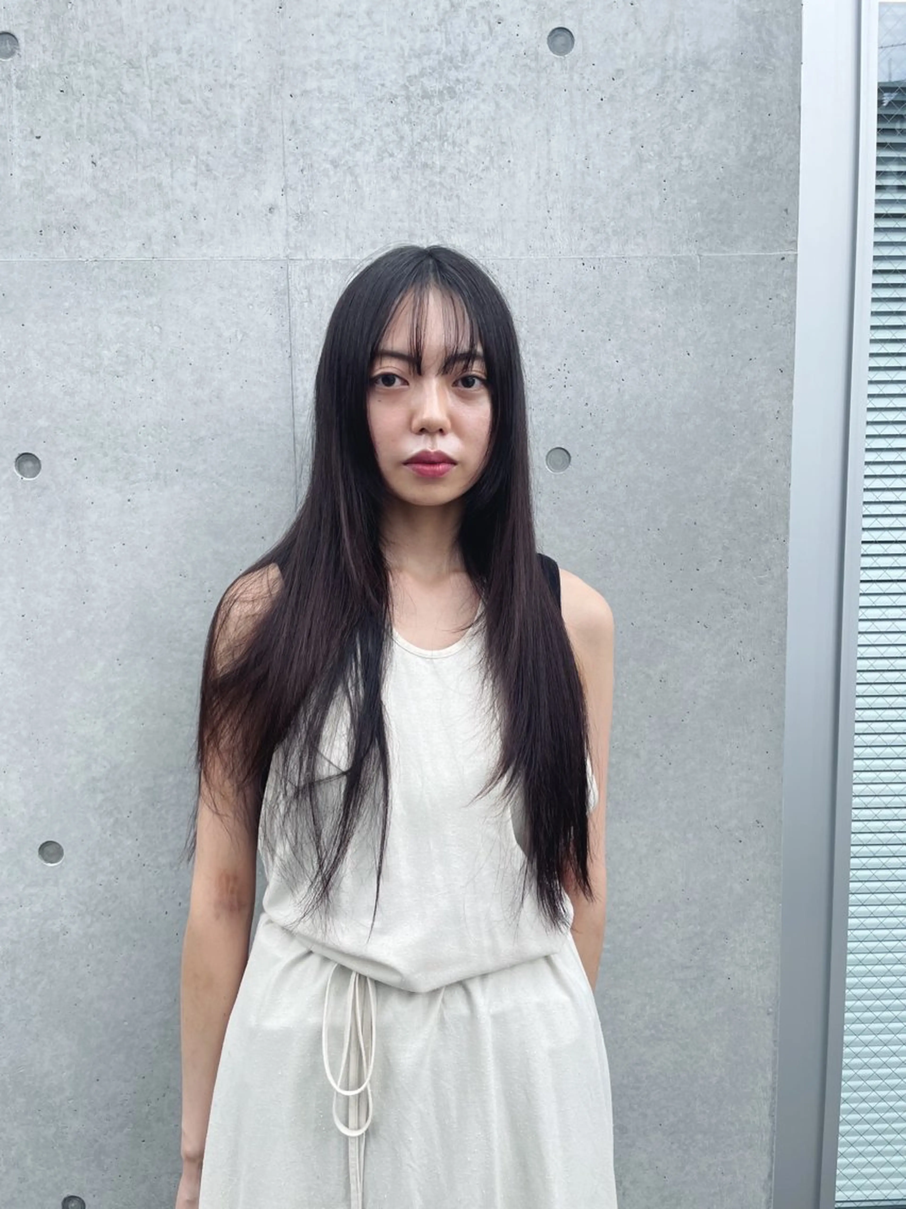 ロング カット 佐伯 和佳のヘアスタイル