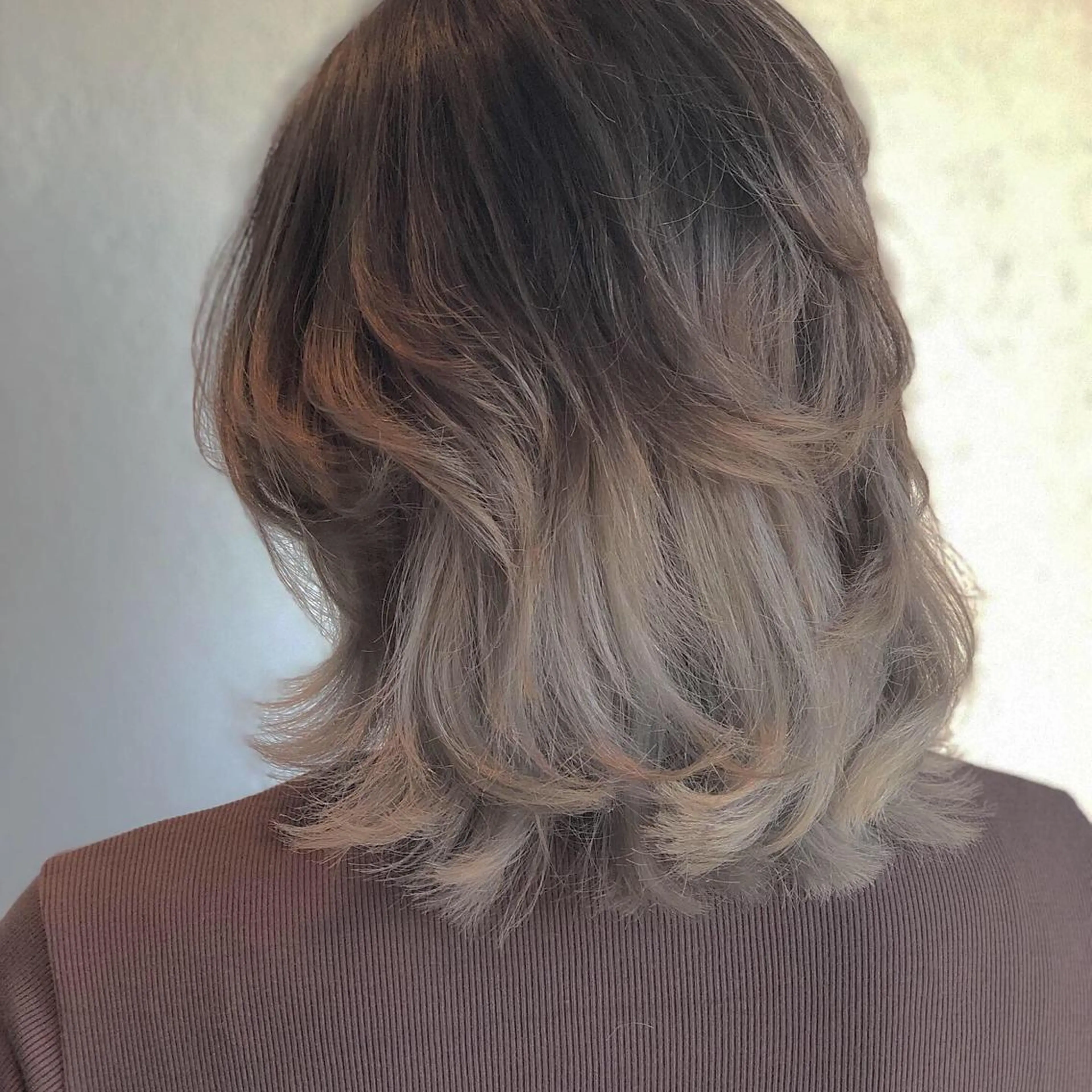 ミディアム カラー 坂元 智信のヘアスタイル