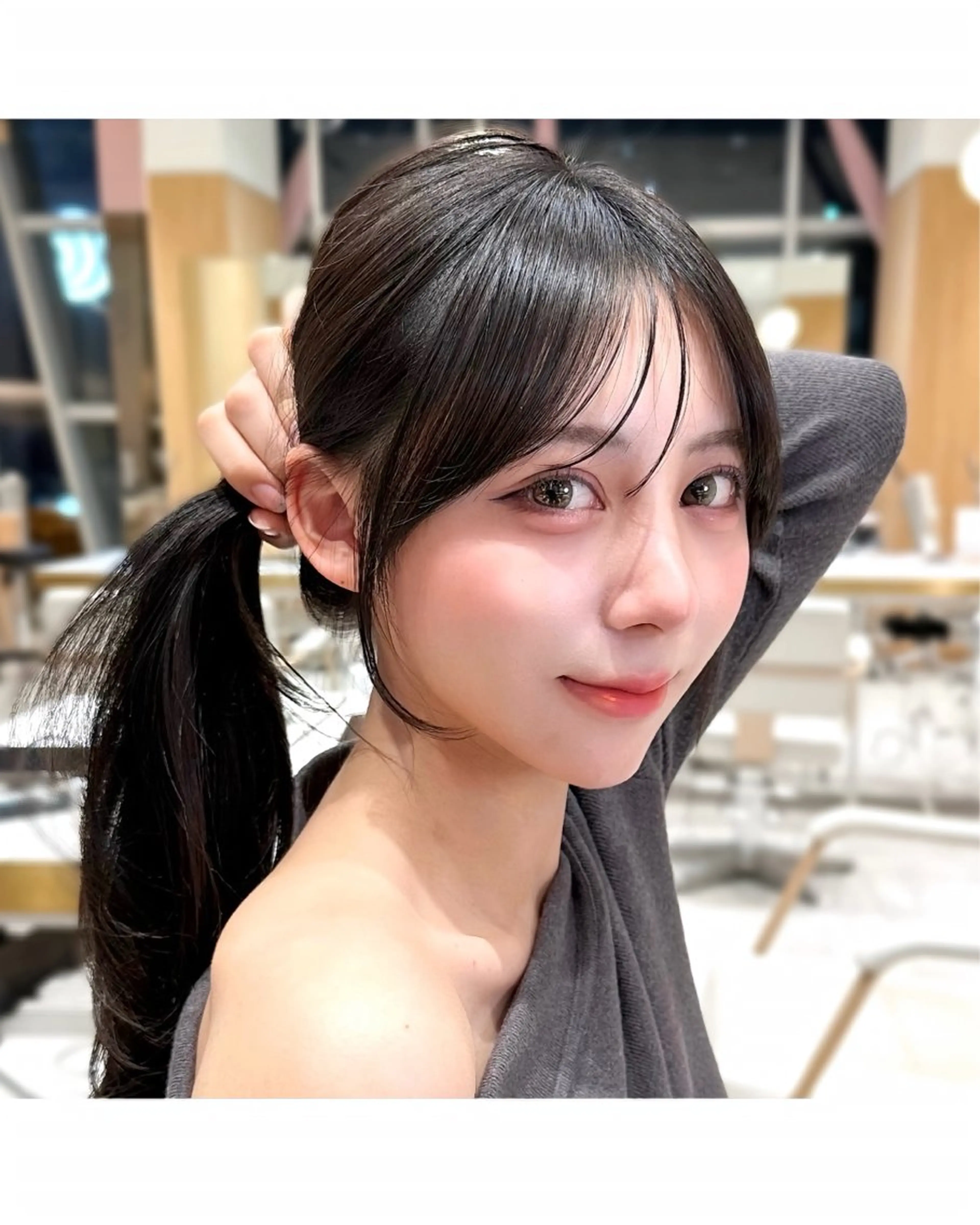 セミロング カラー カット ヘアカラー トリートメント 🇰🇷韓国風くびれ ヘア🇰🇷中村優大のヘアスタイル