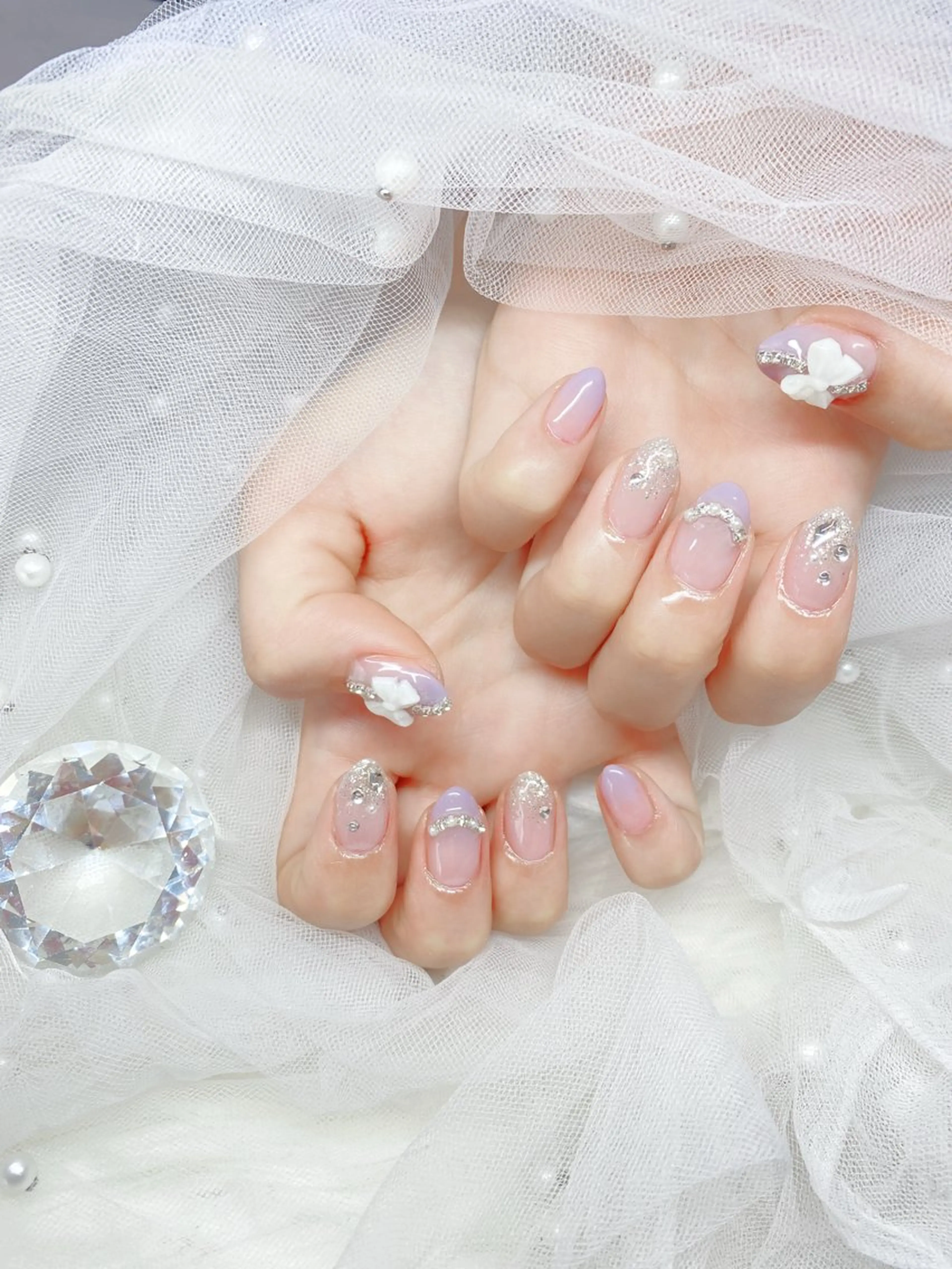 ネイル グラデーション シンプルネイル ハンドネイル Yudia tamakiのネイルデザイン