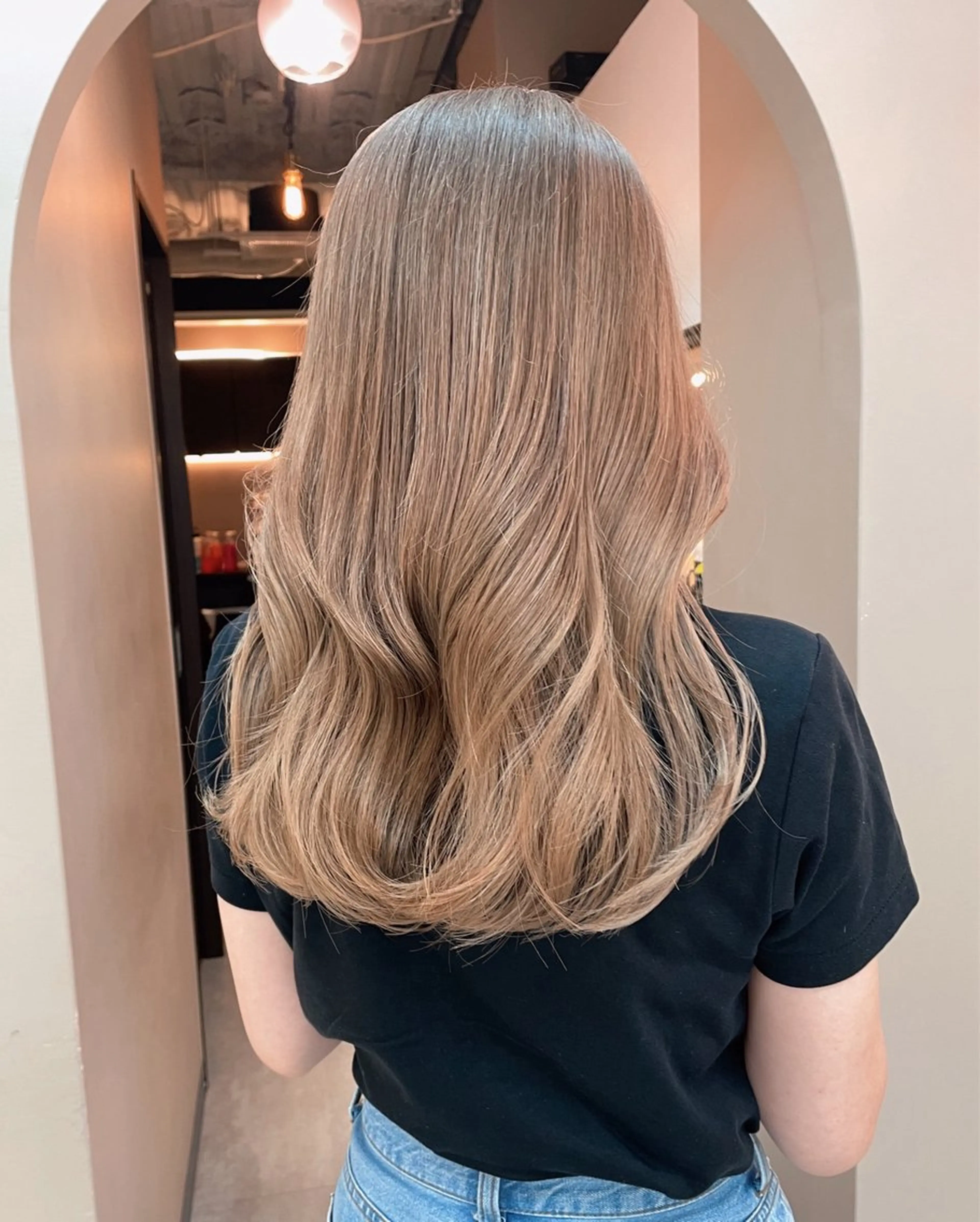 ロング カラー ヘアカラー 韓国レイヤー 船橋 徒歩5分/小川友美のヘアスタイル