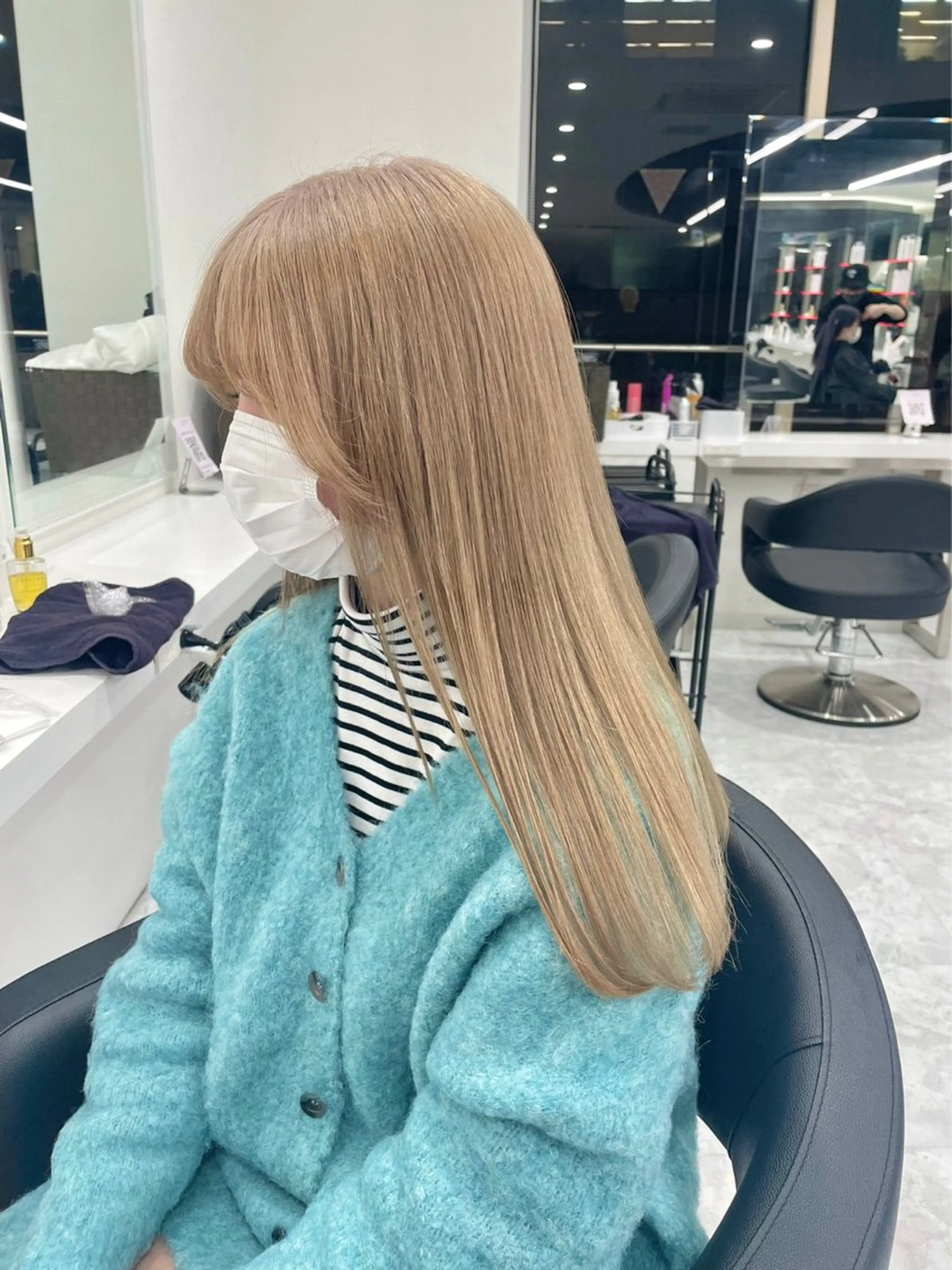 ロング カラー ヘアカラー トリートメント ヘアセット 渋谷指名1位💖 カラーの達人❣️のヘアスタイル