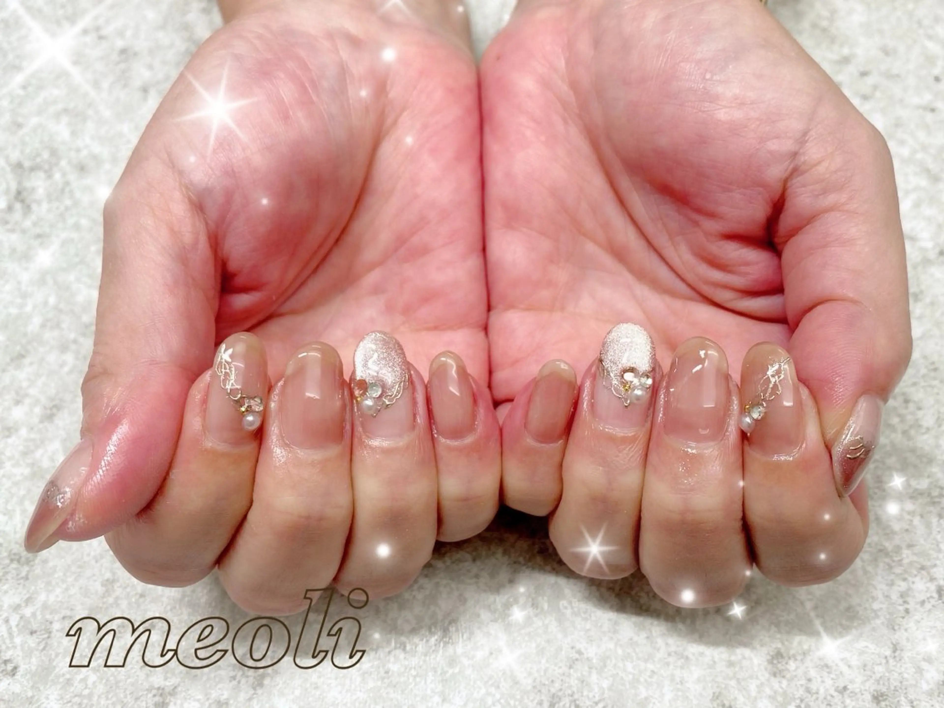 ネイル ハンドネイル nail salon meoli メグのネイルデザイン
