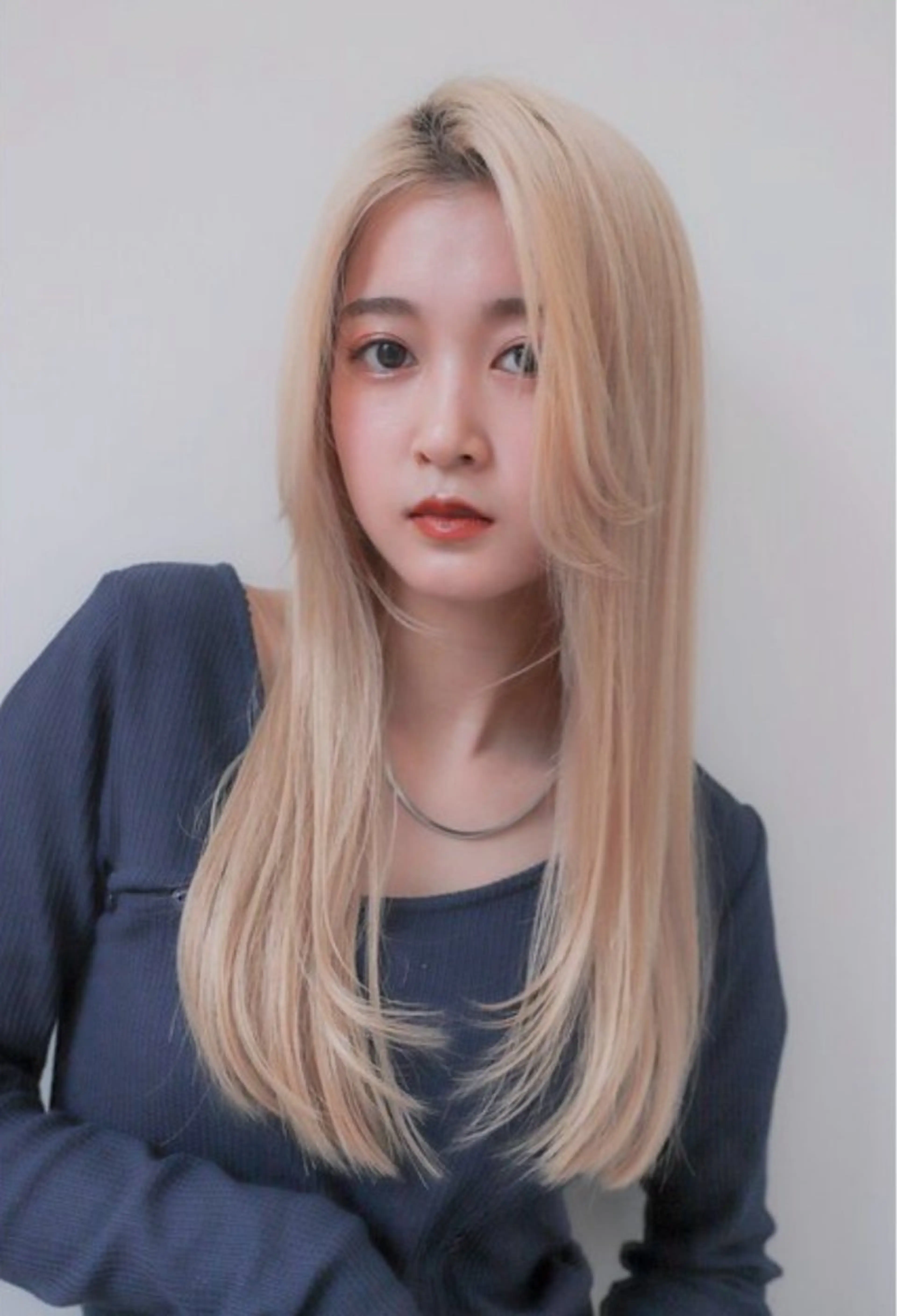 ロング カラー カット ヘアカラー トリートメント くびれヘア/髪質改善 はるのヘアスタイル