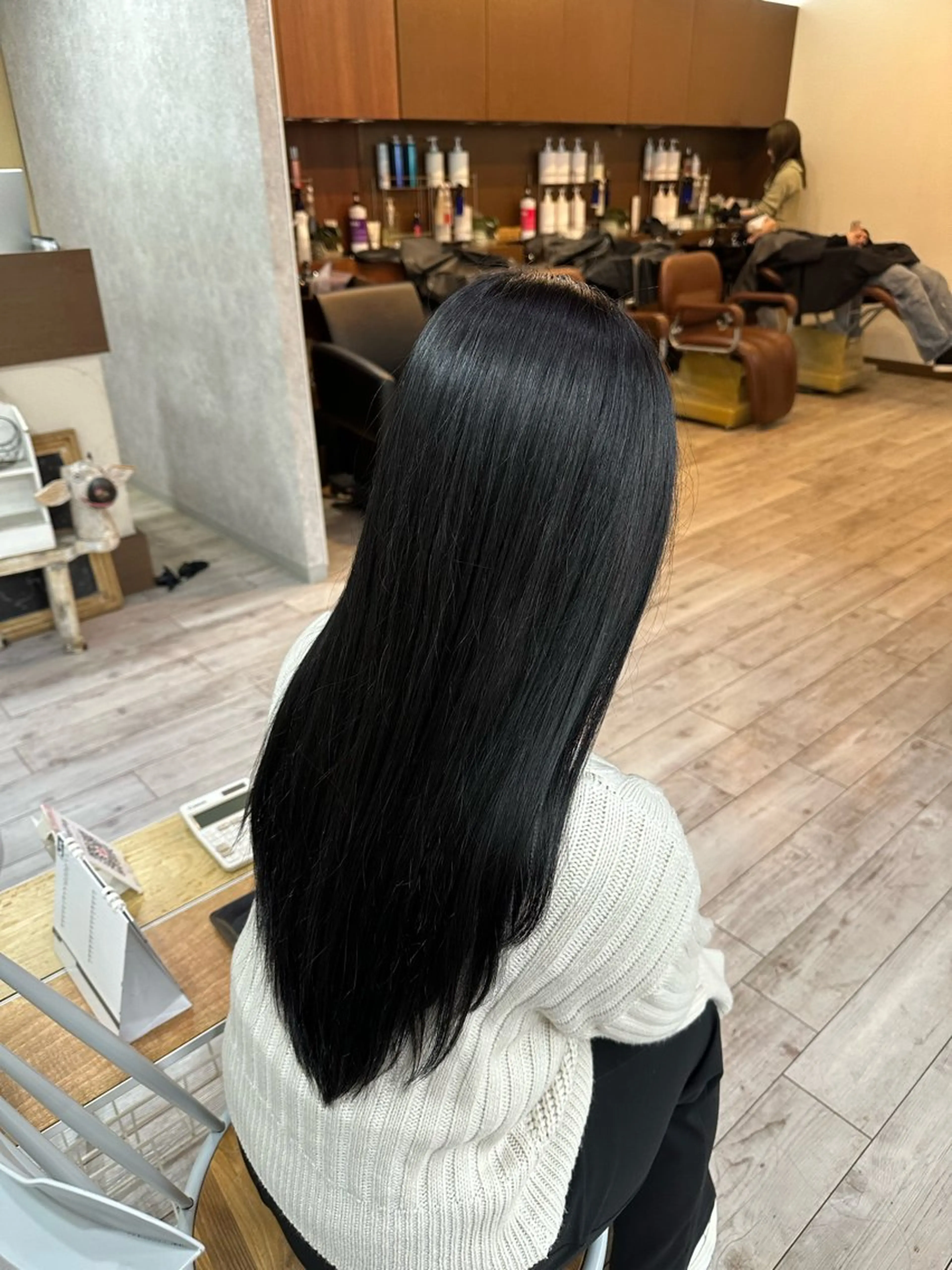 ロング カラー ヘアカラー トリートメント なぎは/似合わせ・ ナチュラルカラーのヘアスタイル